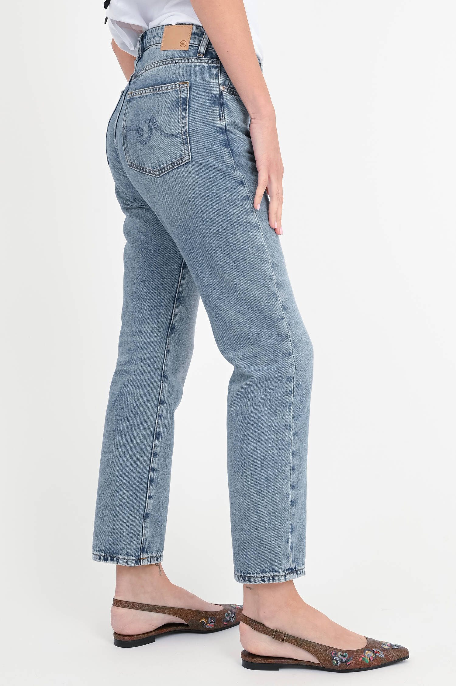 Mom Jeans GHIBELLINA in Medium Blue