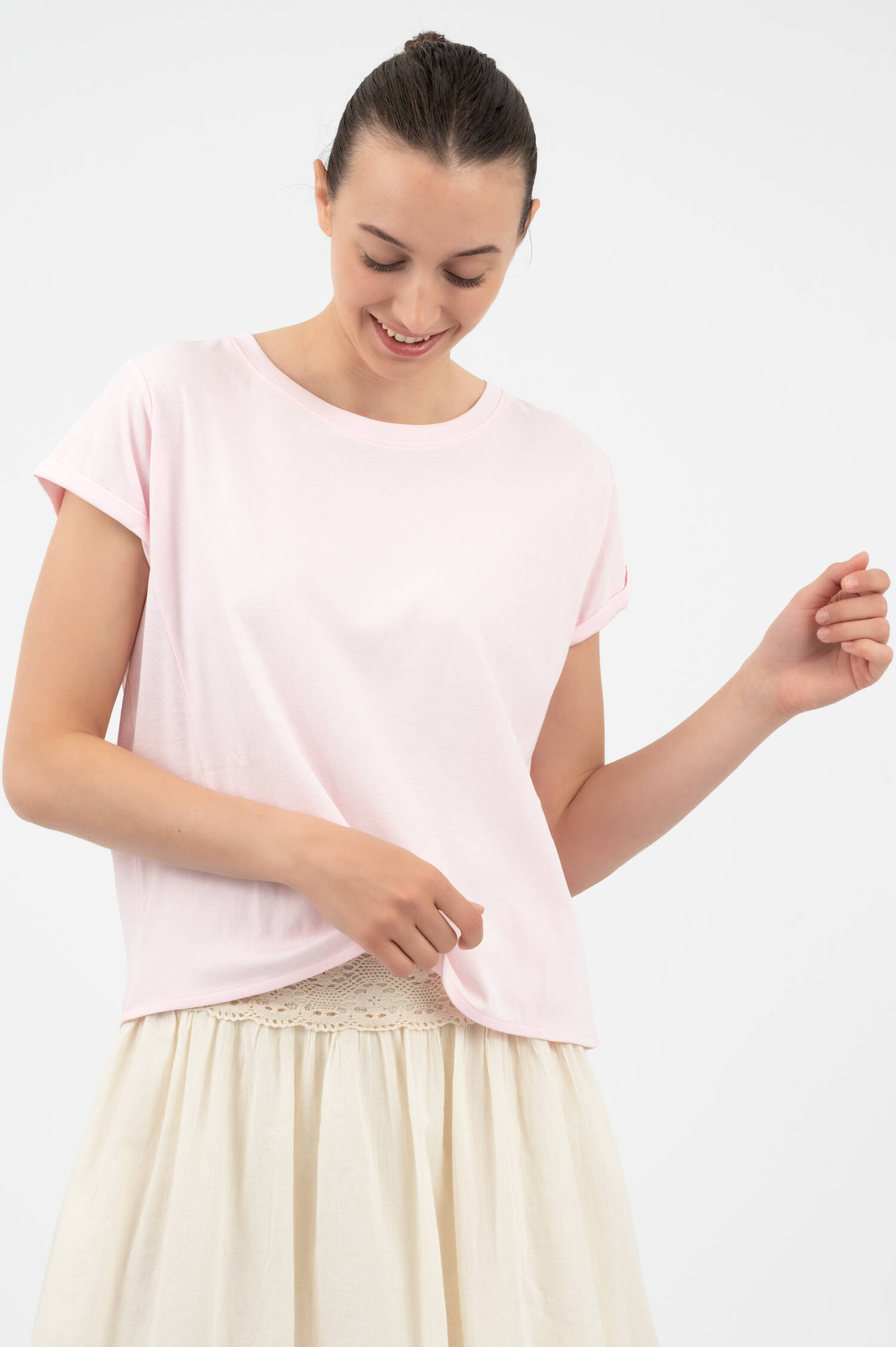 T-Shirt LILY aus Bio-Baumwolle in Rosa