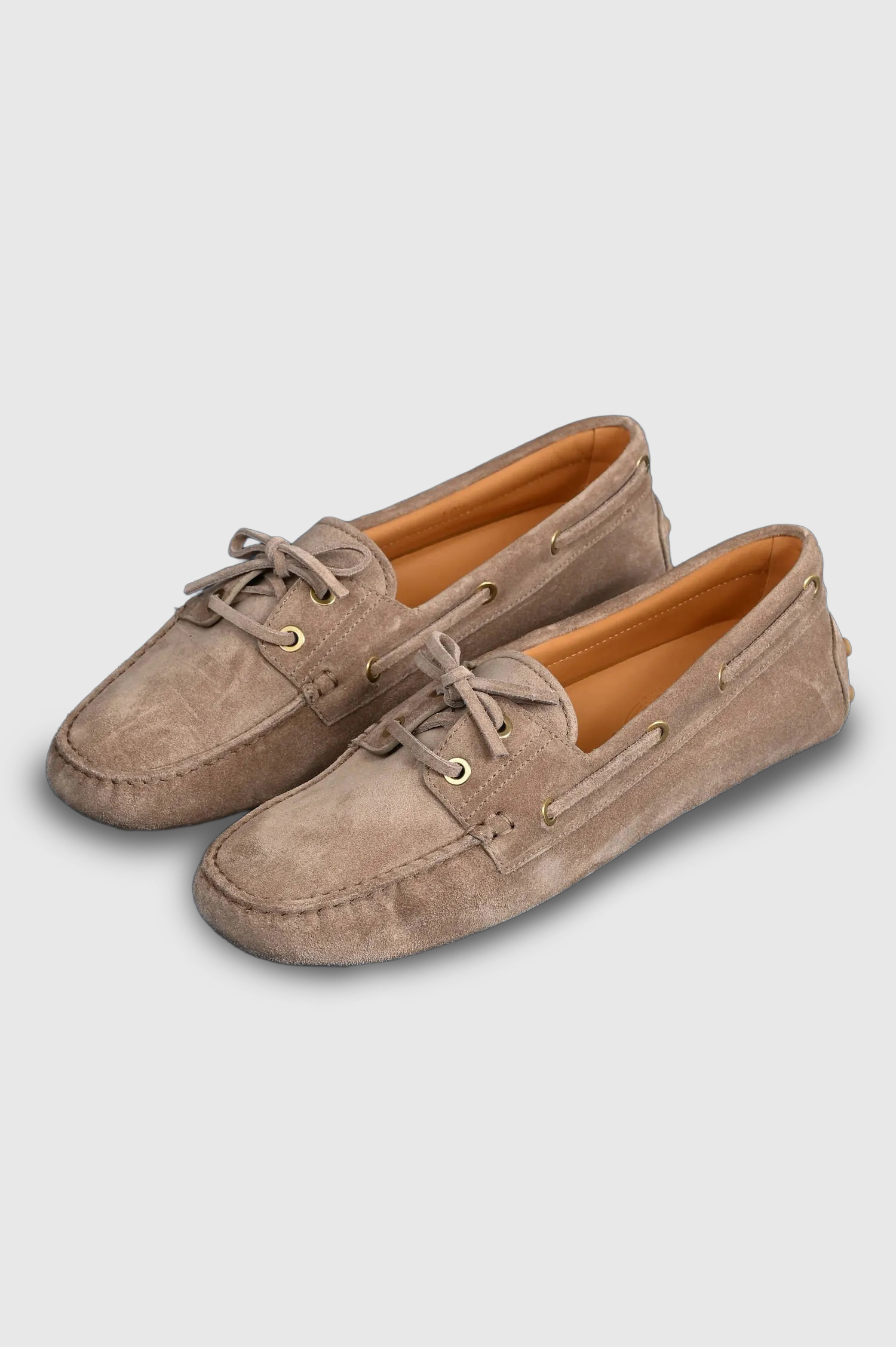 Schuh GOMMINO aus Veloursleder in Beige Schuh GOMMINO aus Veloursleder in Beige