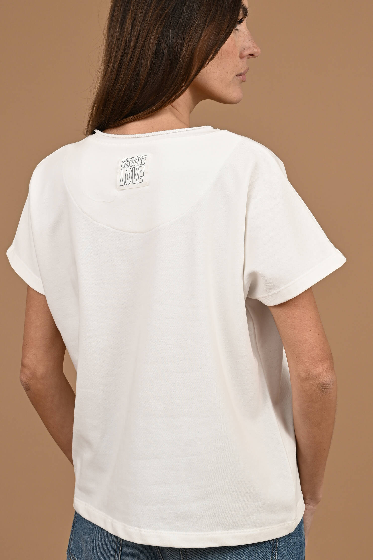 T-Shirt ALDENTE in Weiß/Rot