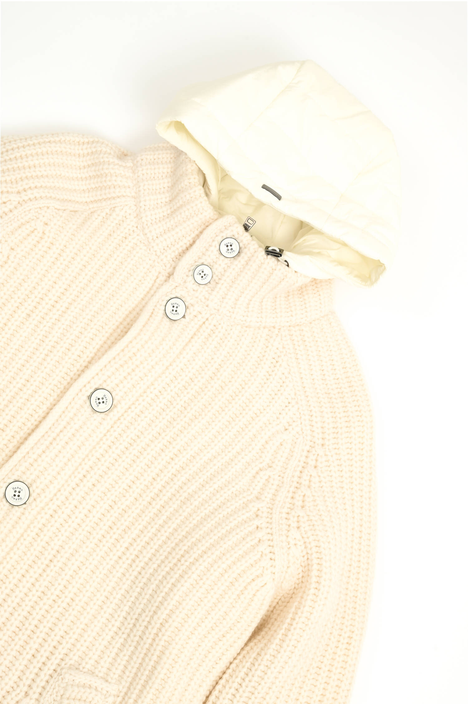 Hybrid-Strickjacke in Creme Hybrid-Strickjacke in Creme