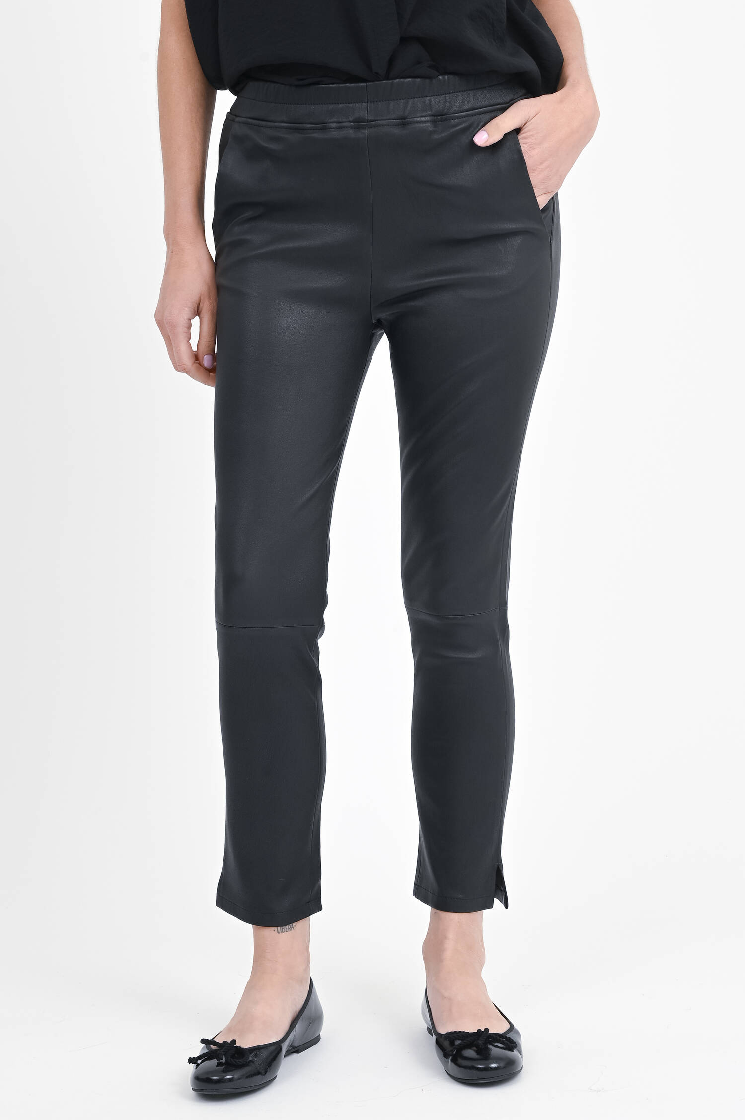 Lederhose PROVENCE STRETCH PLONGE in Schwarz Lederhose PROVENCE STRETCH PLONGE in Schwarz