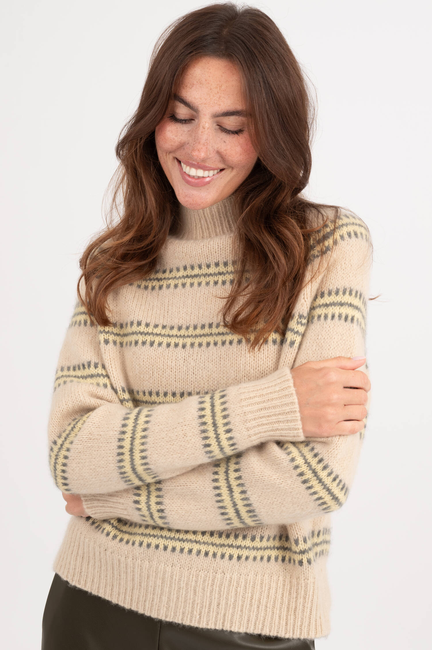 Cashmere Strickpullover in Beige Cashmere Strickpullover in Beige