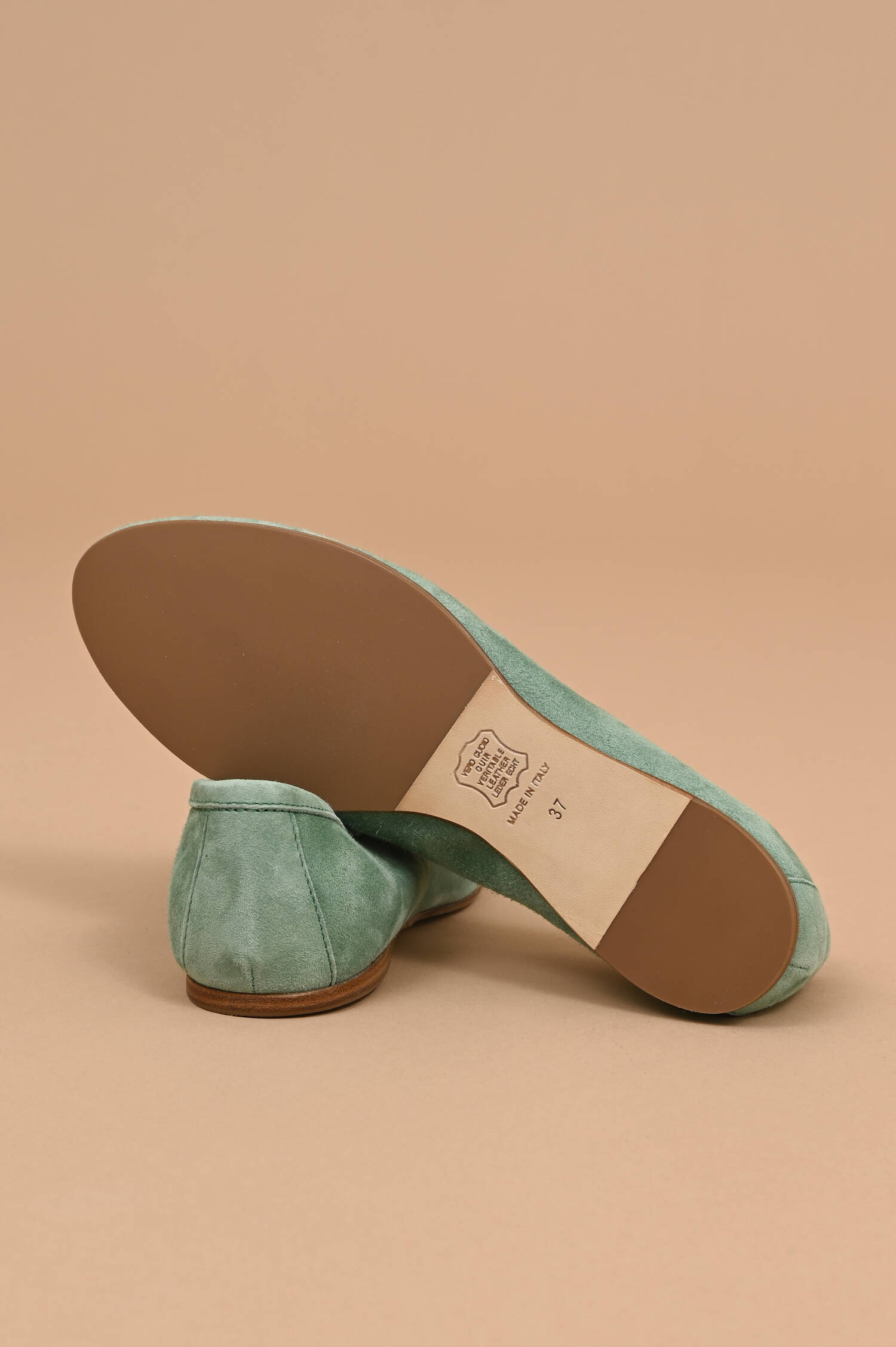 Veloursleder-Loafer in Aquamint Veloursleder-Loafer in Aquamint