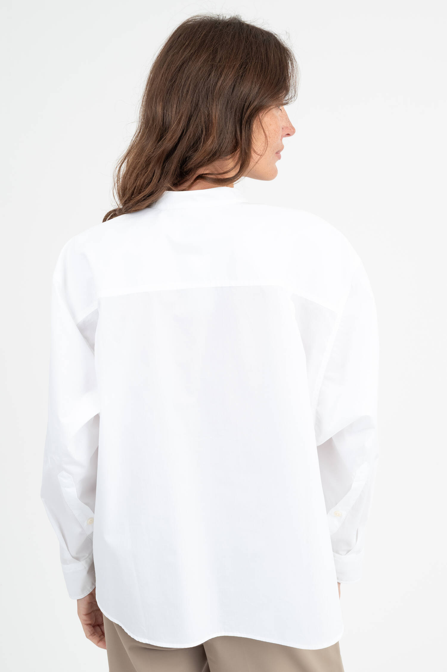 Oversize Bluse NEW YORK in Weiß