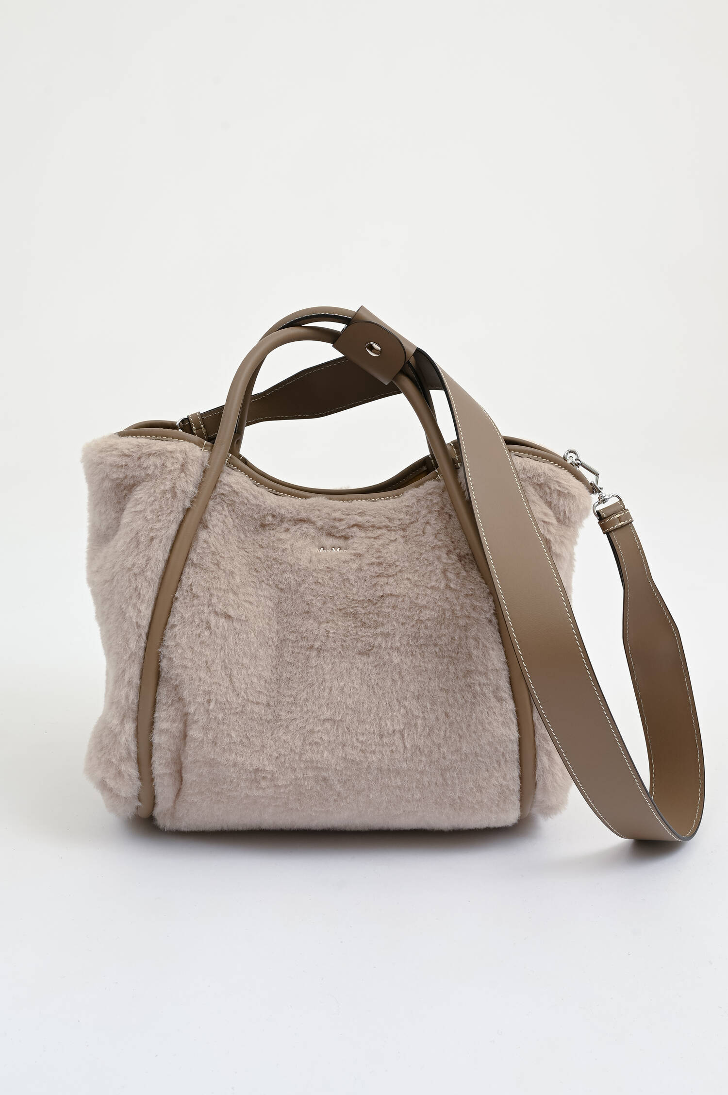 Teddyfell-Tasche MARINE in Sand