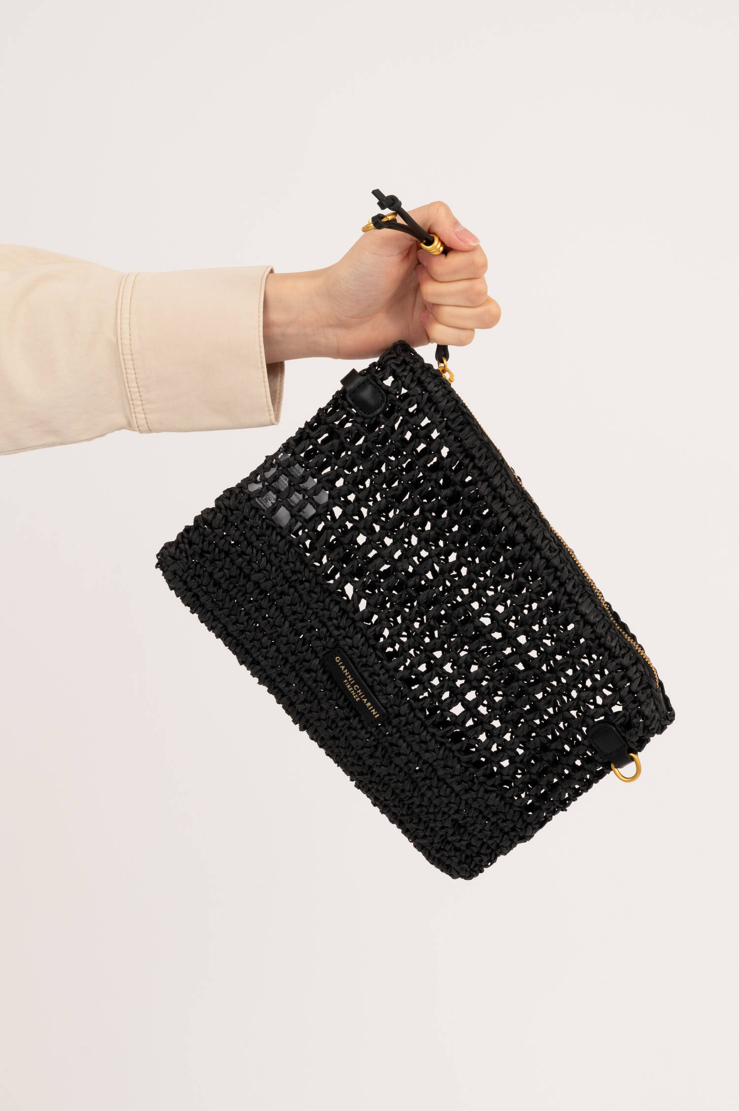 Clutch Tasche NEFELI in Schwarz