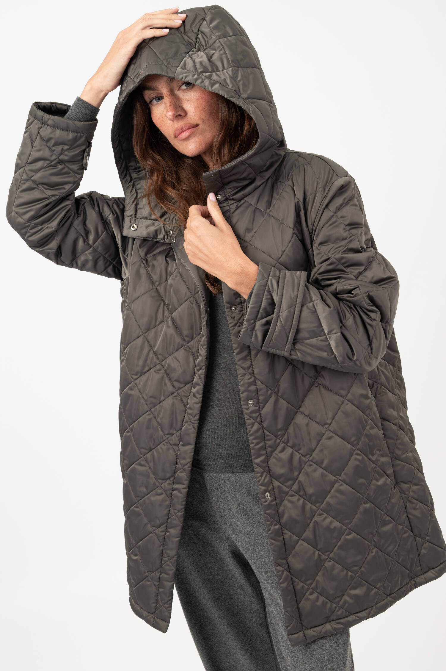 Steppjacke in Grau Steppjacke in Grau