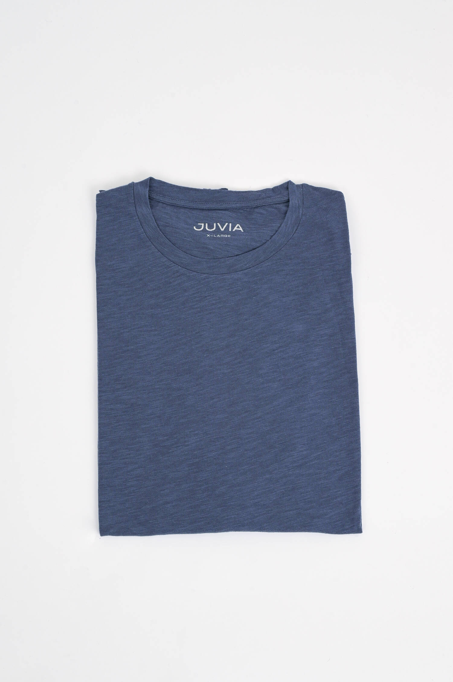 Langarm-Shirt in Washed Navy