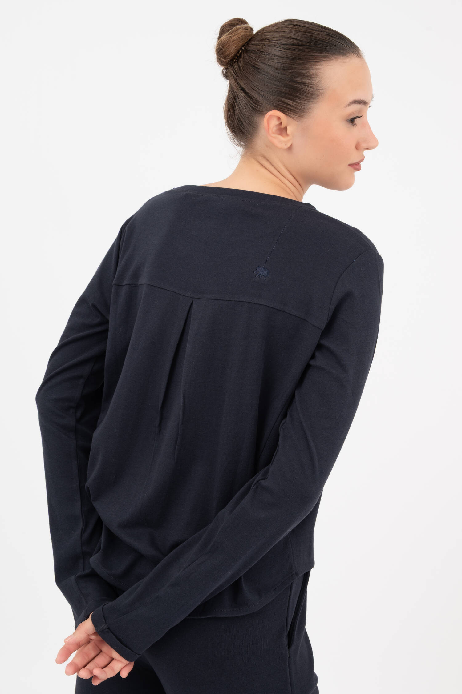 Langarm-Shirt TENJA in Navy