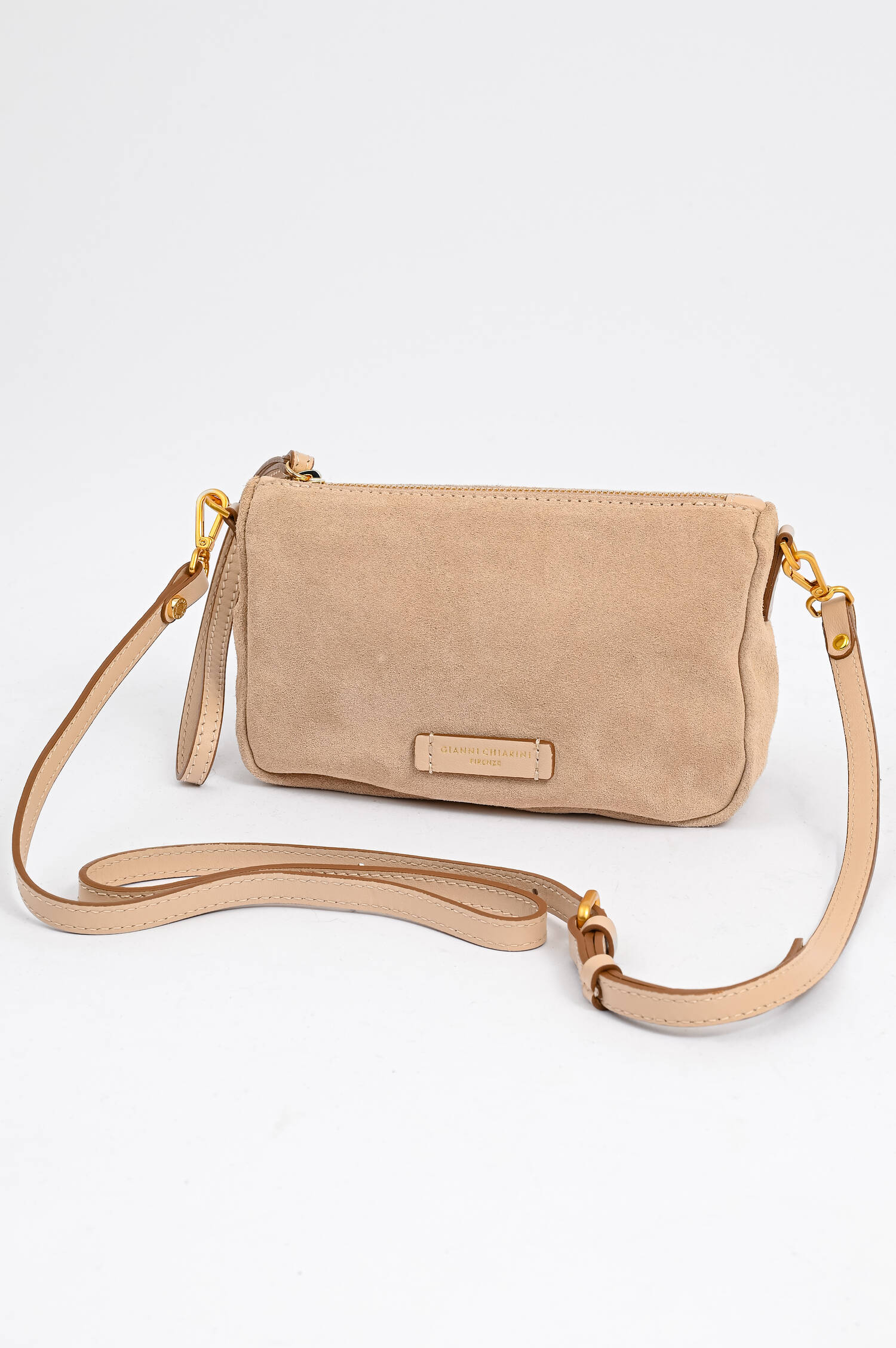 Velourleder-Pouch NORA in Nude Velourleder-Pouch NORA in Nude