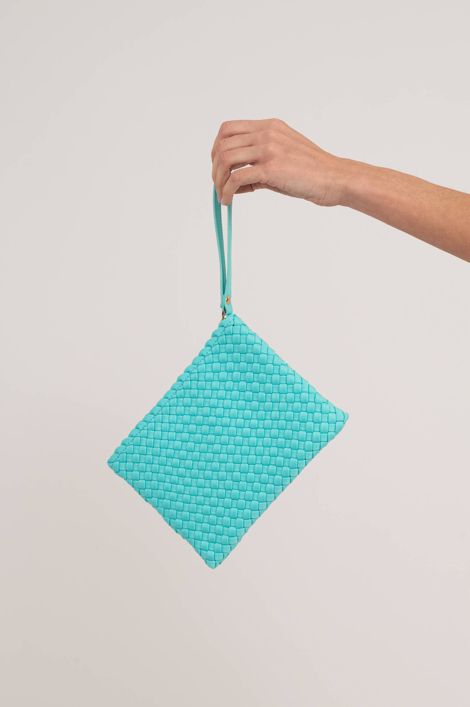 Neopren Clutch CAPRI dORO in Türkis Neopren Clutch CAPRI dORO in Türkis