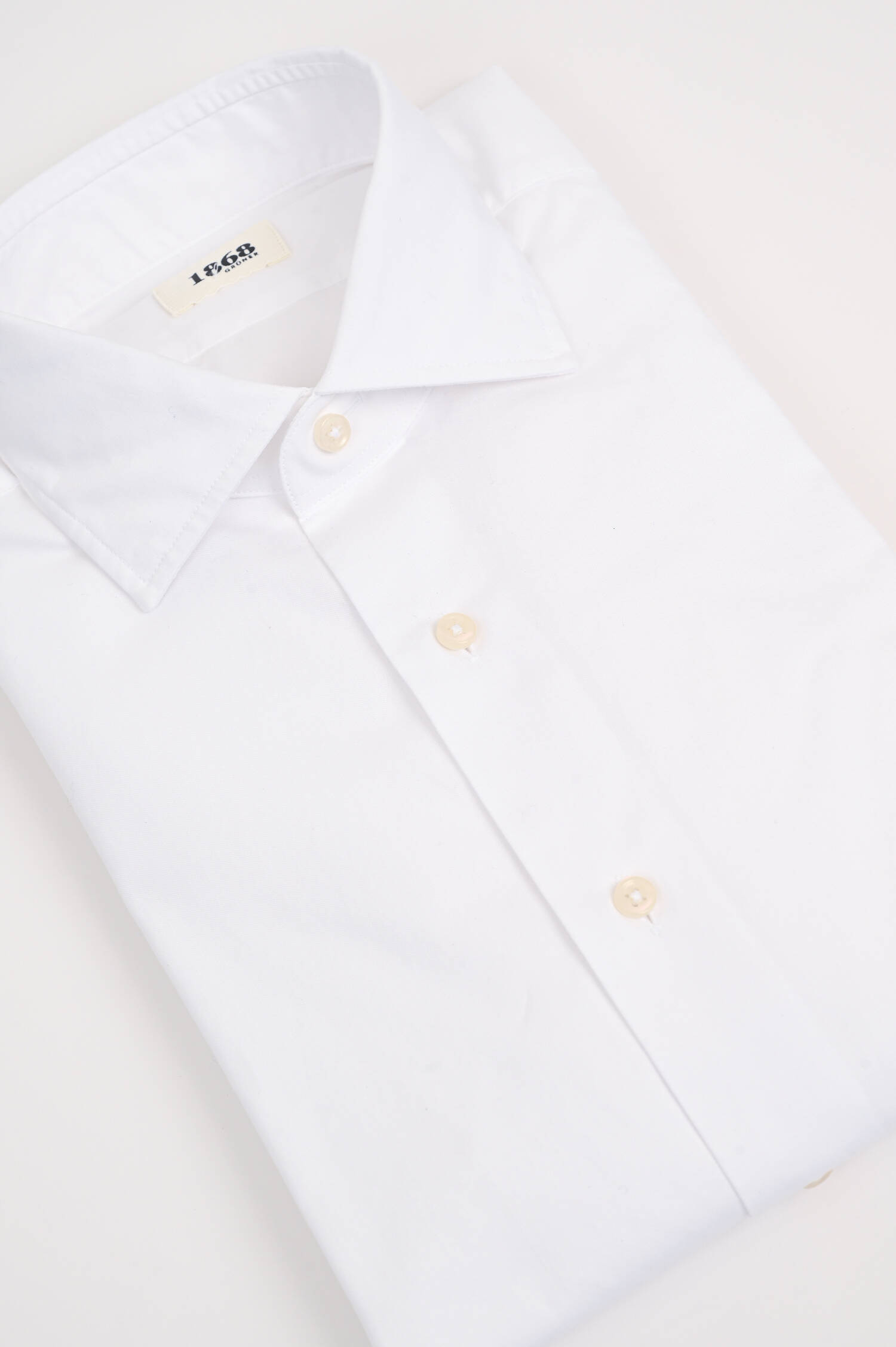 Baumwoll Hemd in Weiß