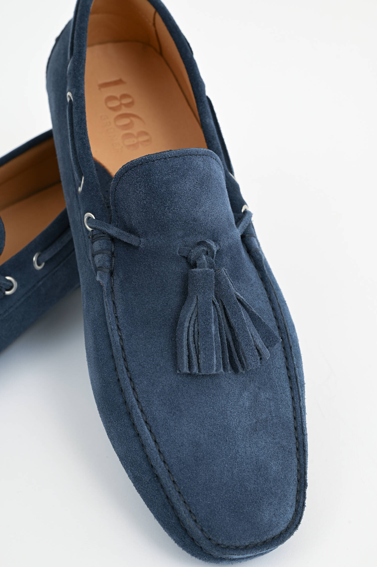 Tassel Mokassins in Ozeanblau