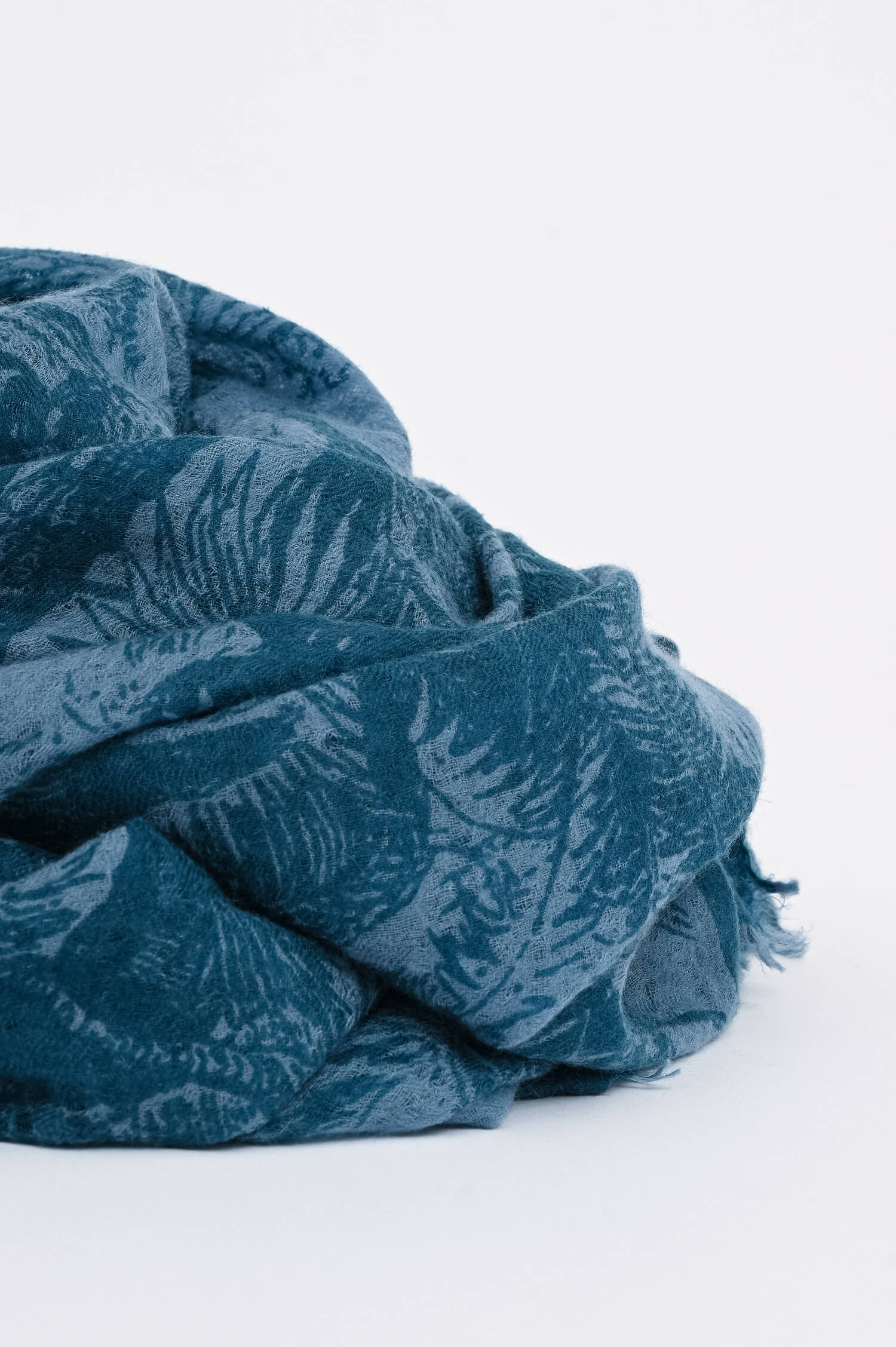 Cashmere-Schal TOILE in Rauchblau