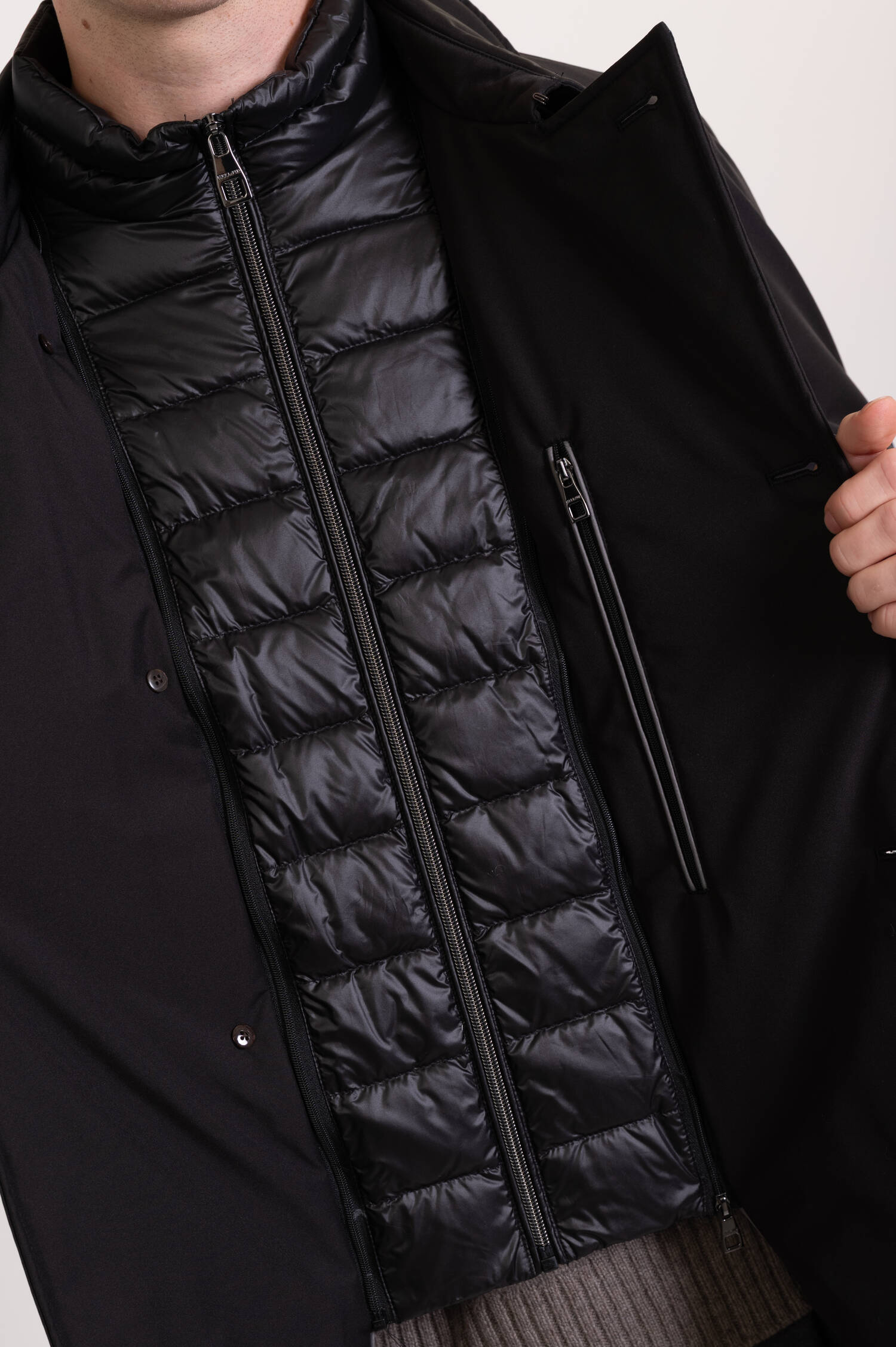 Doppelreiher PArka NEW YORK in Schwarz Doppelreiher PArka NEW YORK in Schwarz