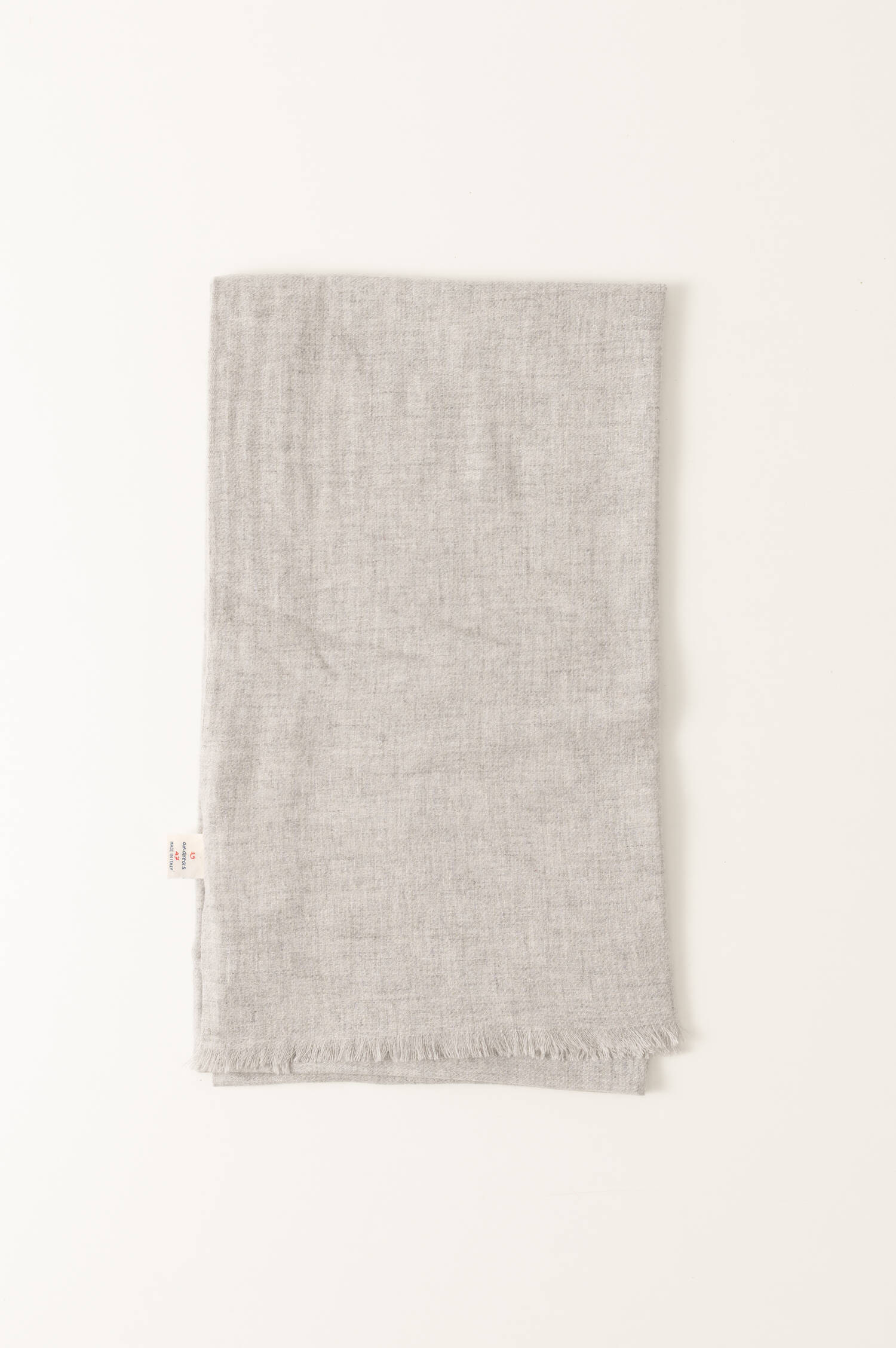 Cashmere-Schal in Grau meliert