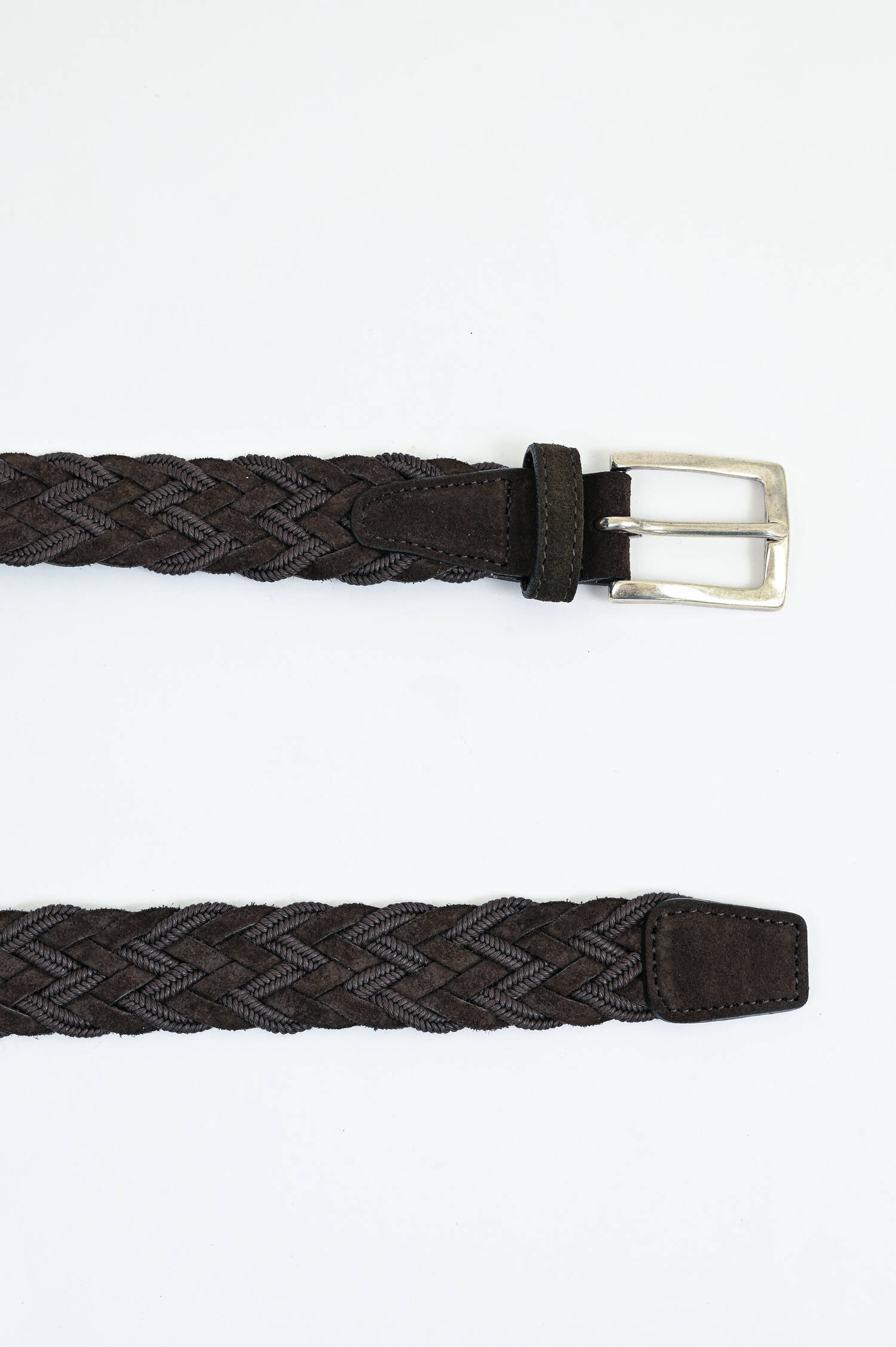 Geflochtener Gürtel in Dunkelbraun