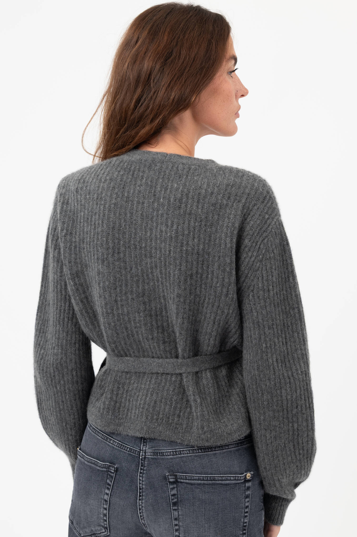 Cashmere-Mix-Cardigan BELLA in Grau Cashmere-Mix-Cardigan BELLA in Grau
