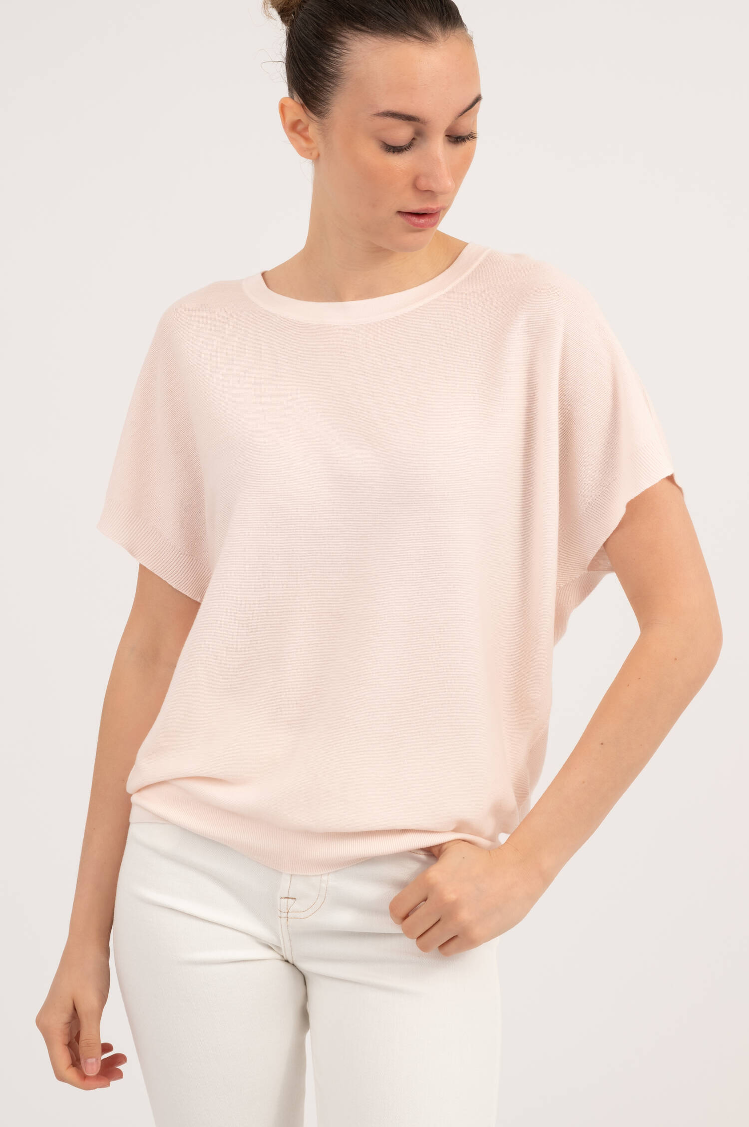 Poncho Pullover in Creme Poncho Pullover in Creme