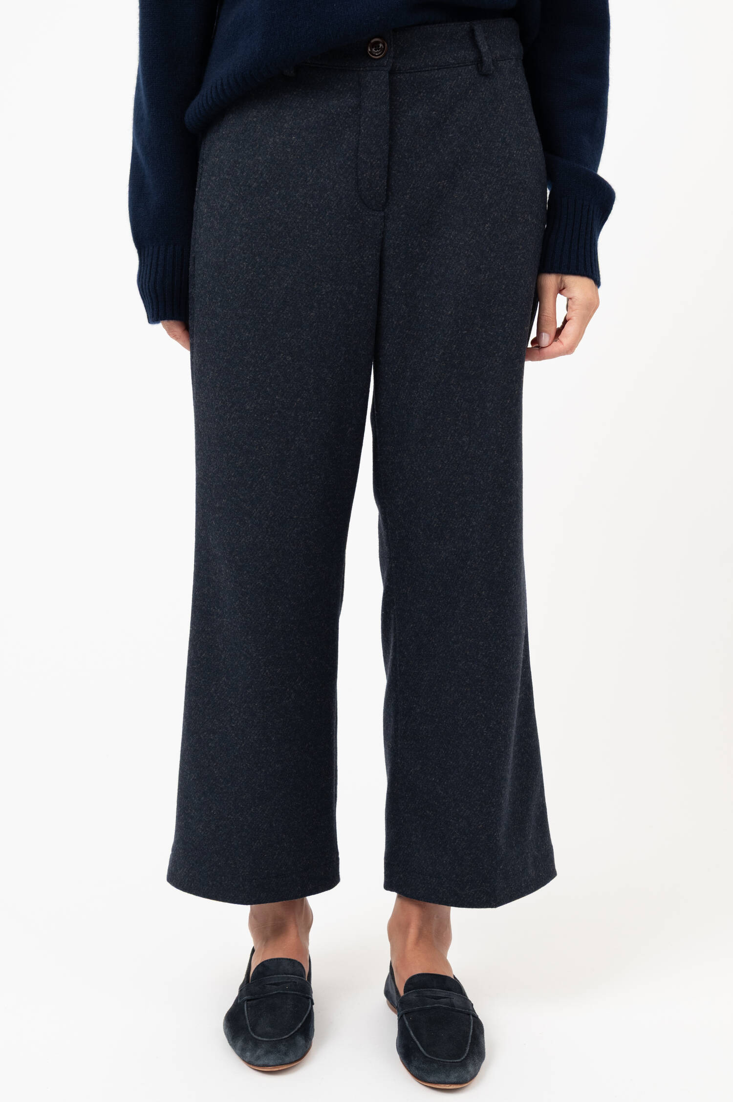 Culotte ANIKA in Navy meliert Culotte ANIKA in Navy meliert