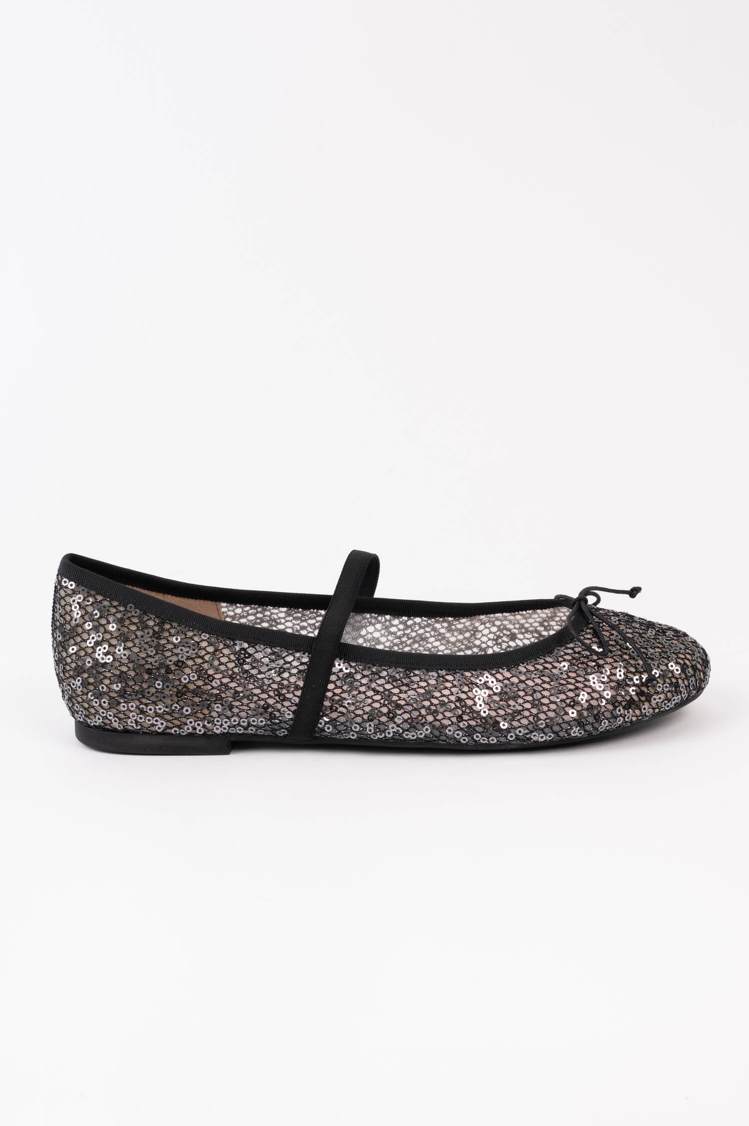 Pailetten Ballerina in Schwarz