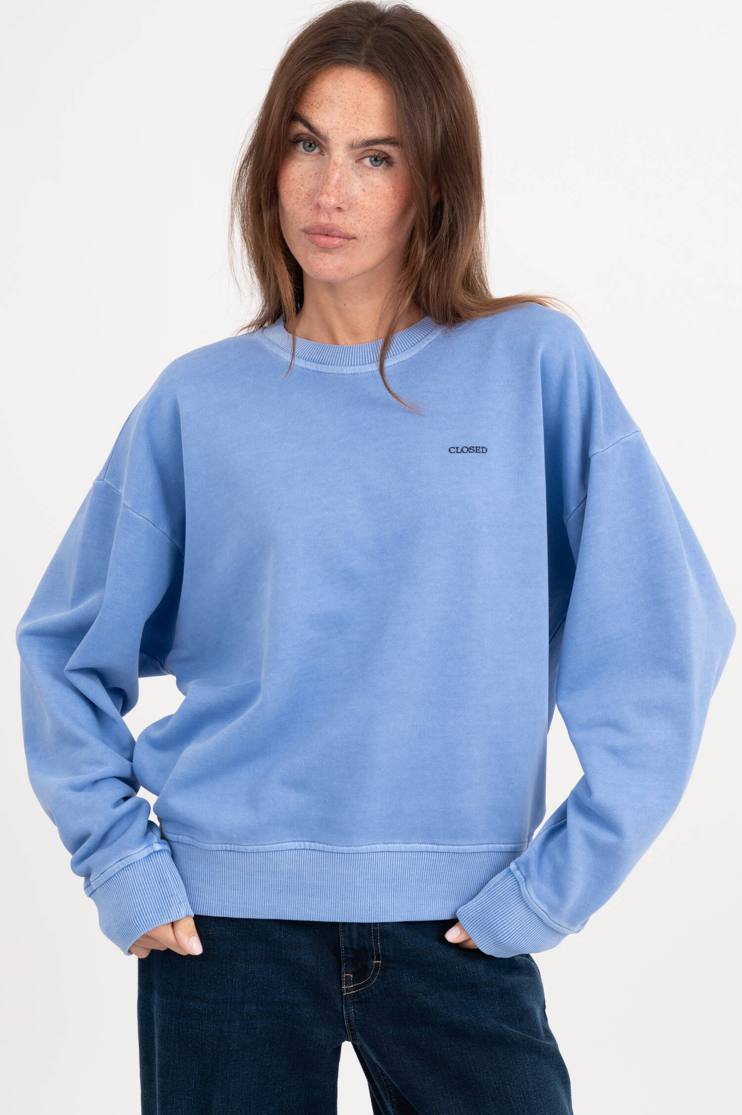 Oversize Sweater in Hellblau Oversize Sweater in Hellblau