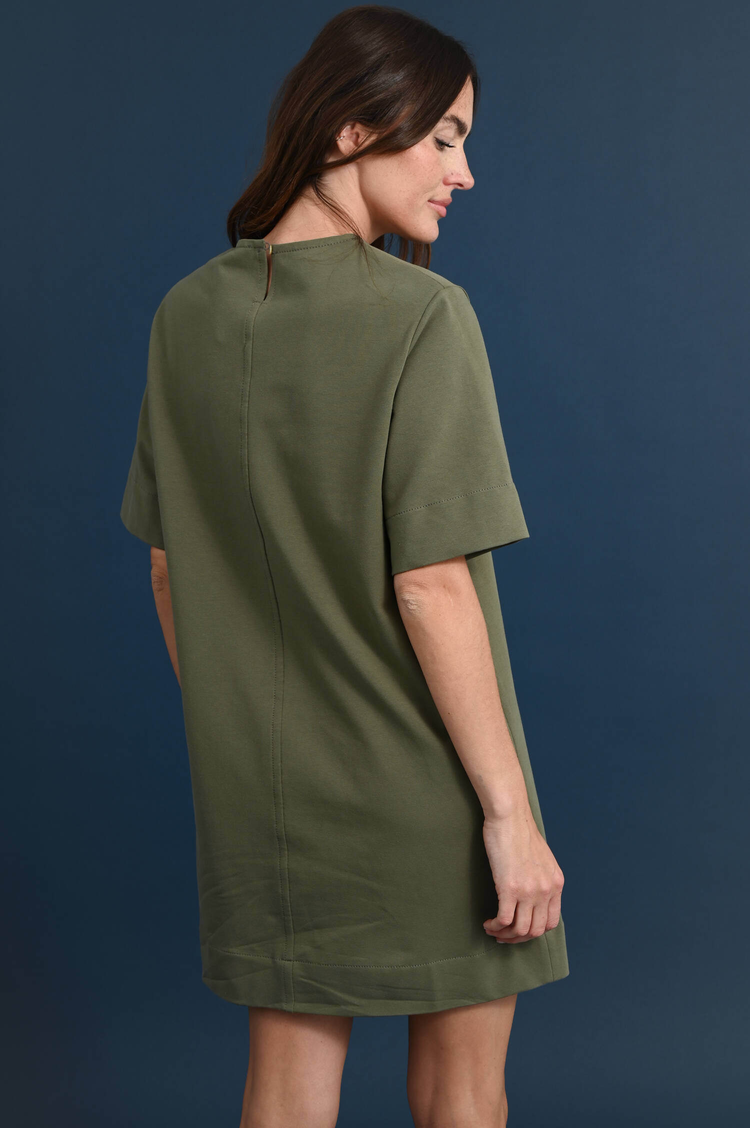 Fleecekleid in Basilgrün Fleecekleid in Basilgrün