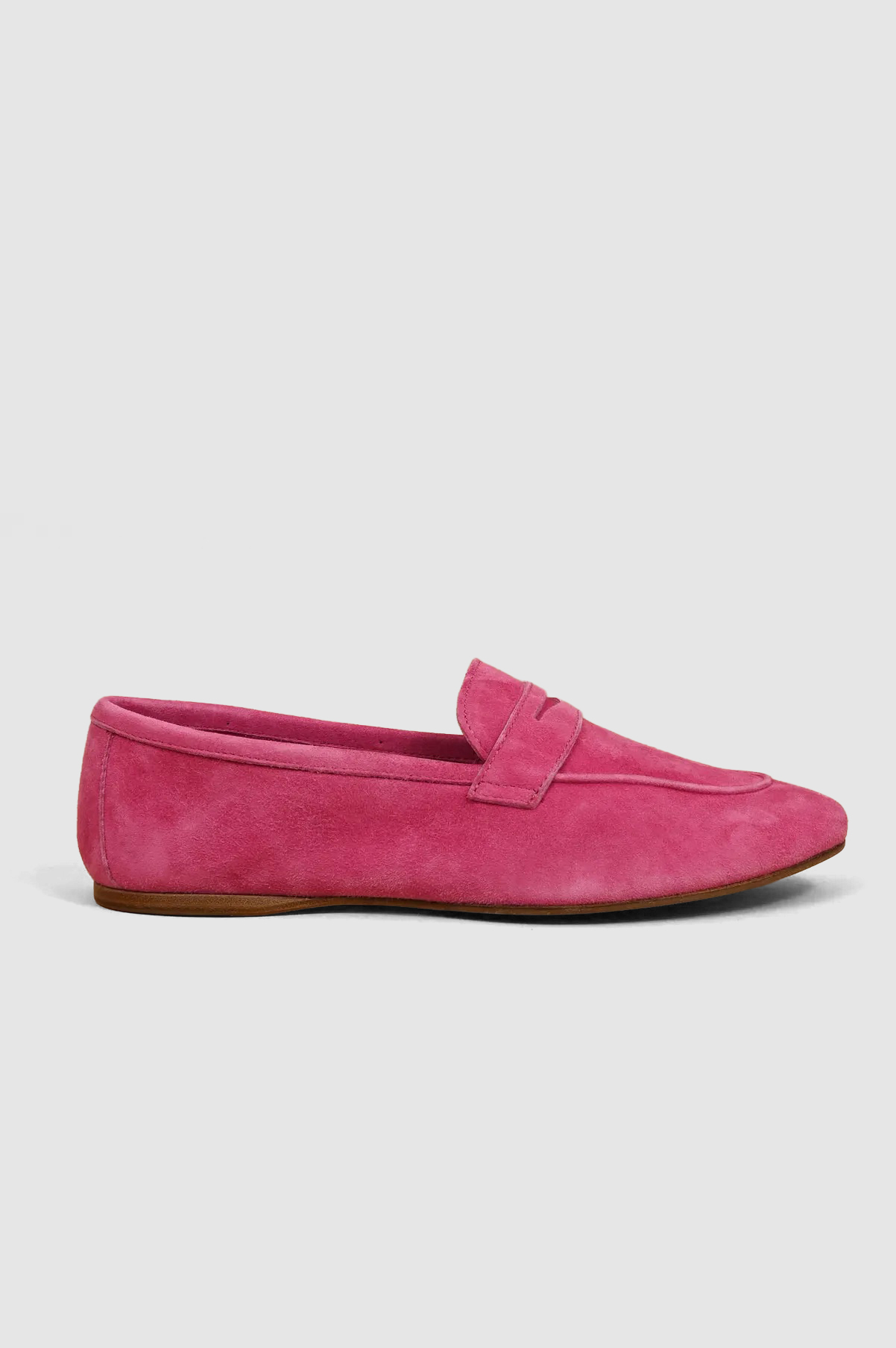 Veloursleder-Loafer in Fuxiapink Veloursleder-Loafer in Fuxiapink
