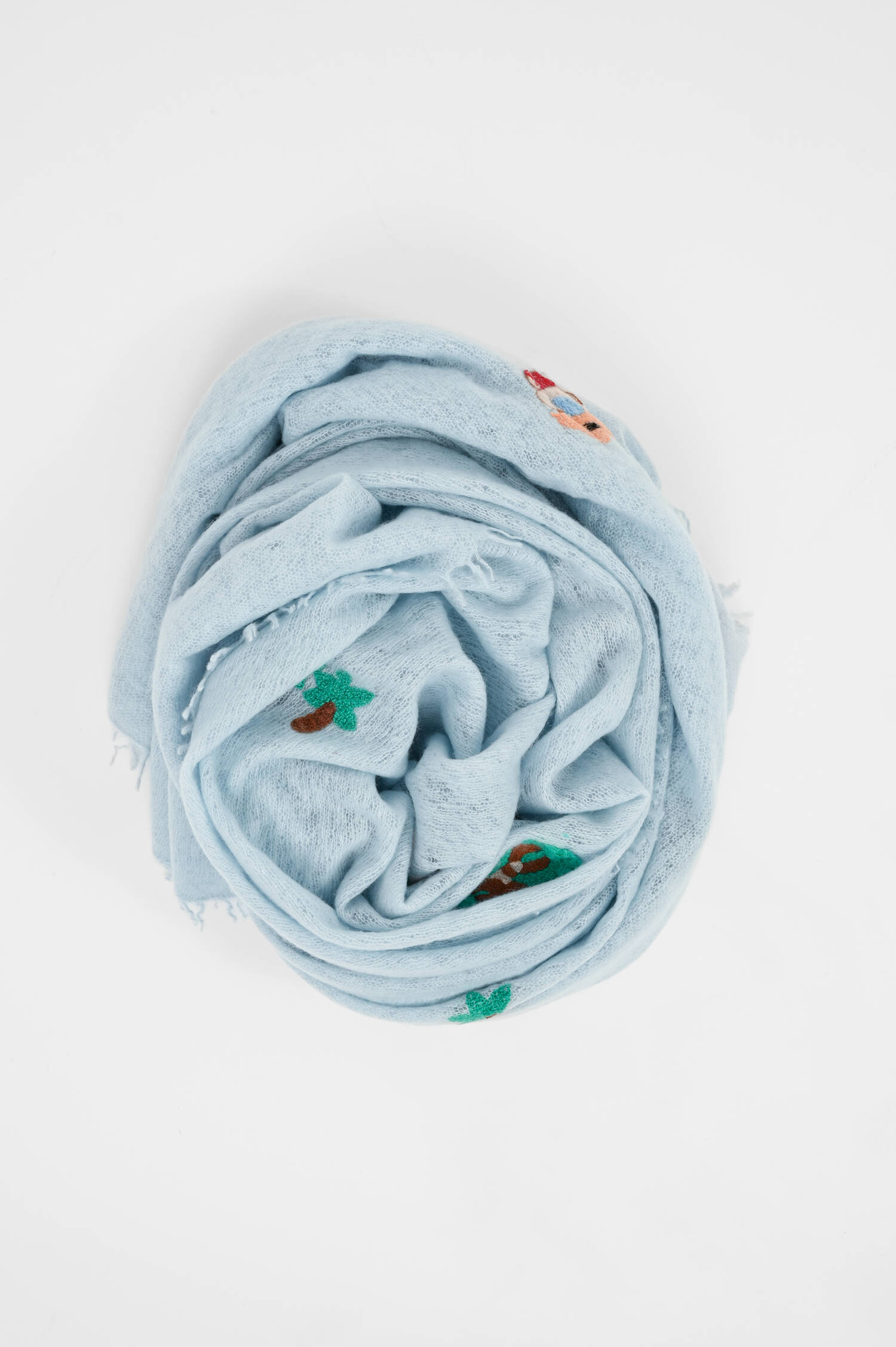 Cashmere-Schal BEACH in Sky Blue