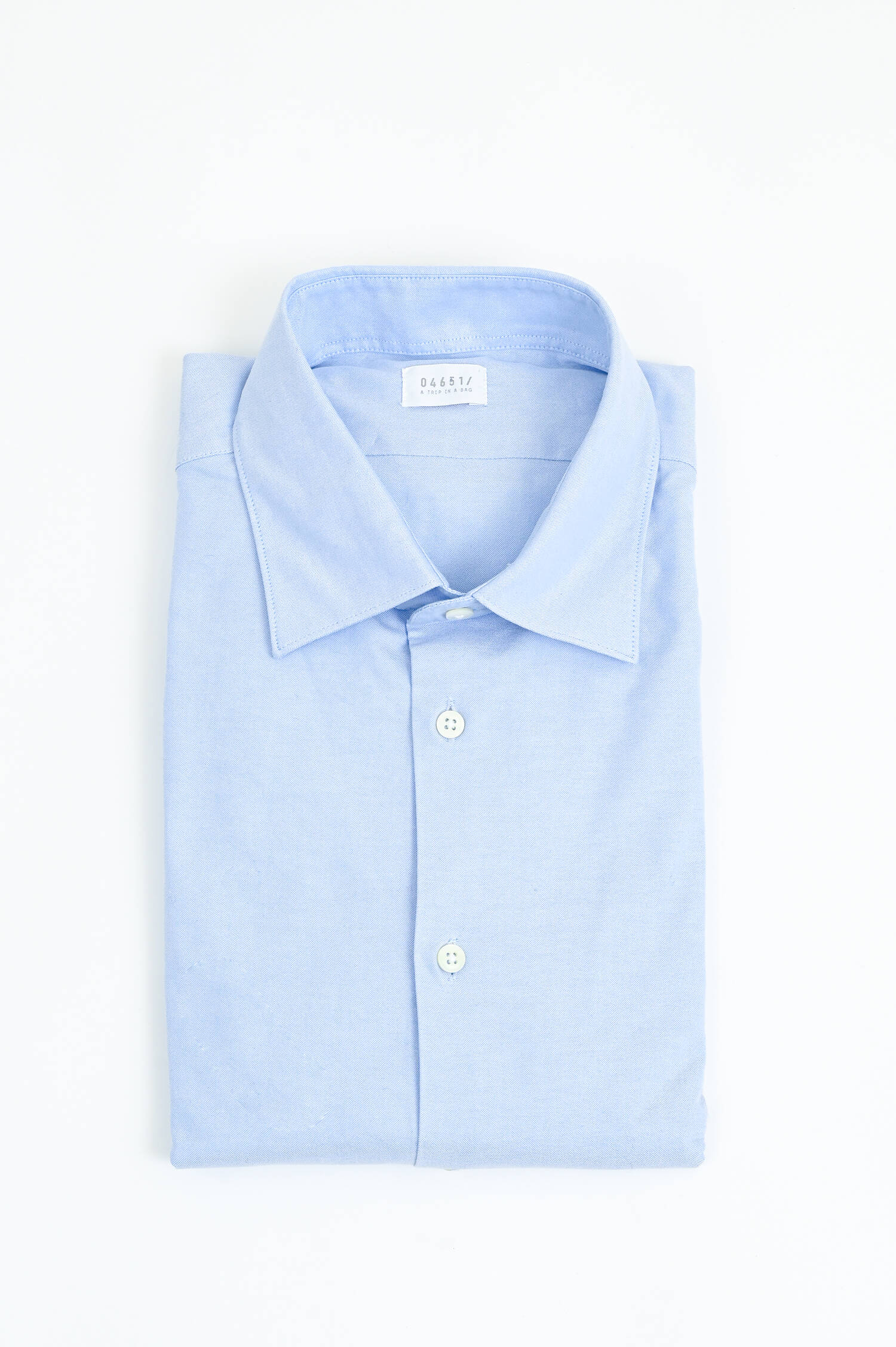 Hemd aus Baumwoll-Mix in Hellblau