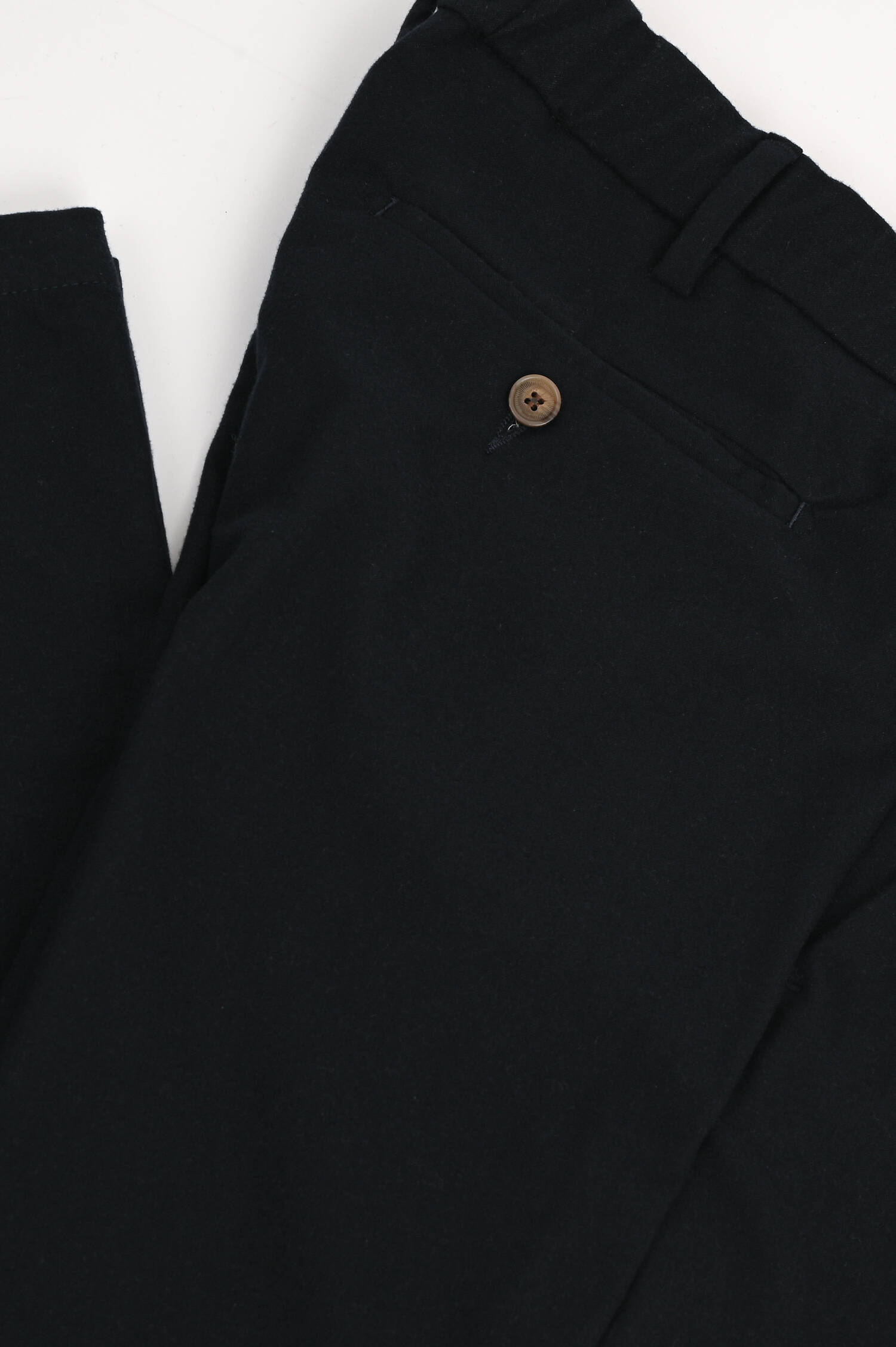 Woll-Optik Hose in Navy