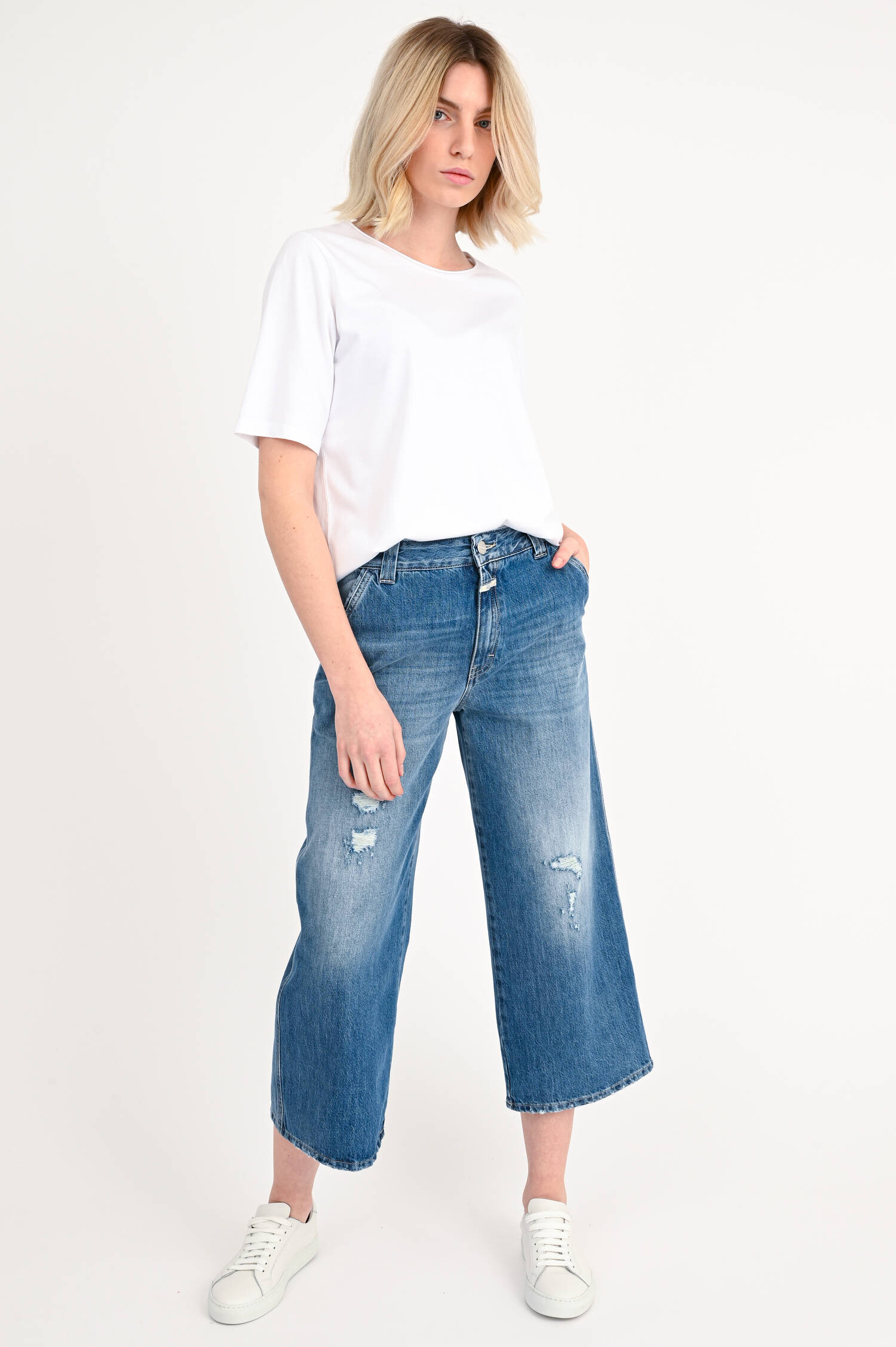 Wide Fit Jeans MELFORT in Mittelblau Wide Fit Jeans MELFORT in Mittelblau