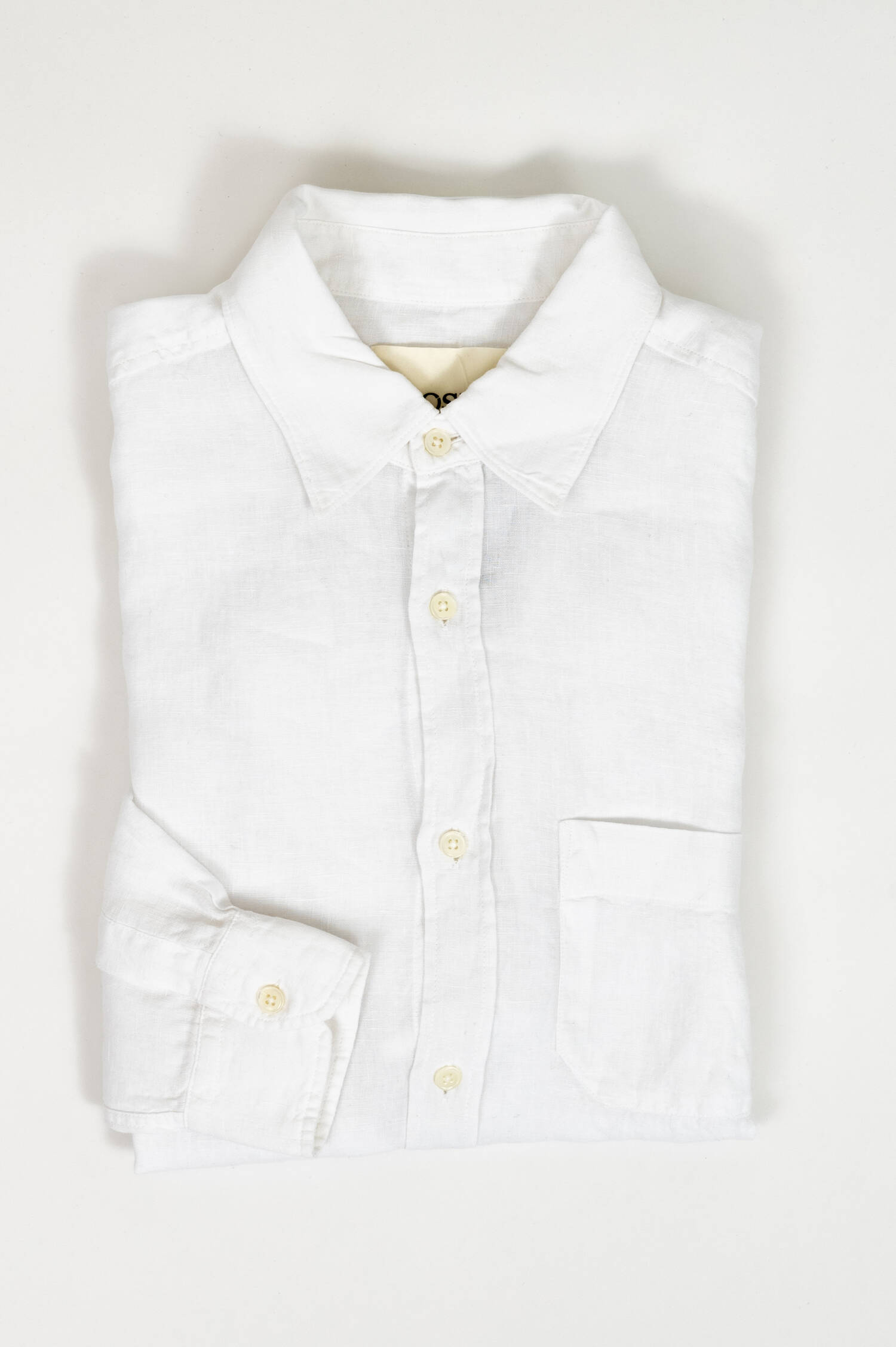 Leinenhemd in Weiß