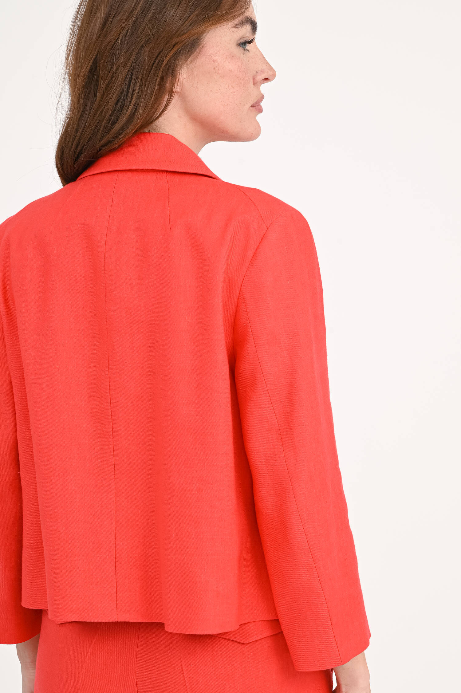 Cropped Jacket in Rot