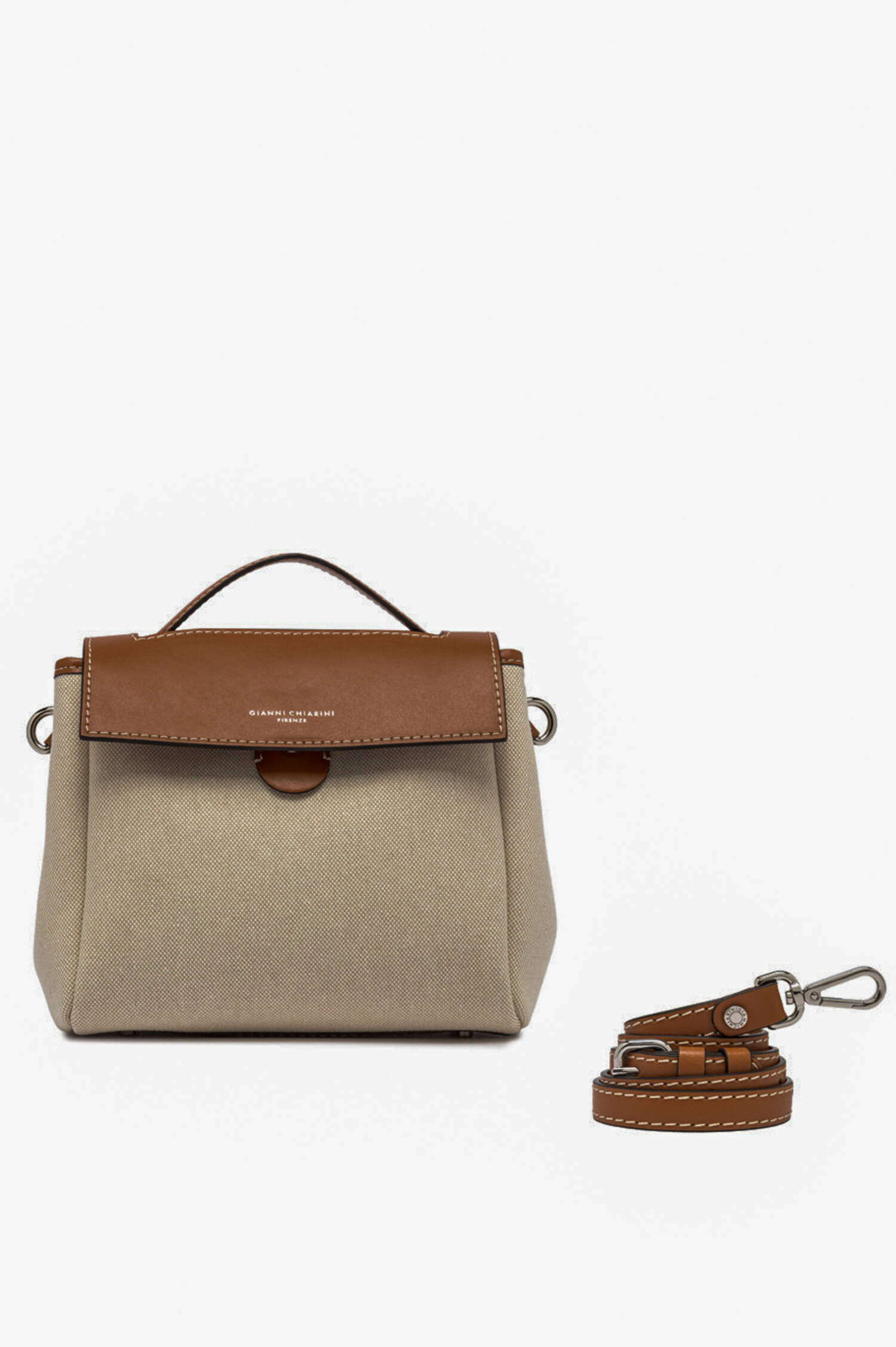 Tasche CLIO in Caramel/Natur