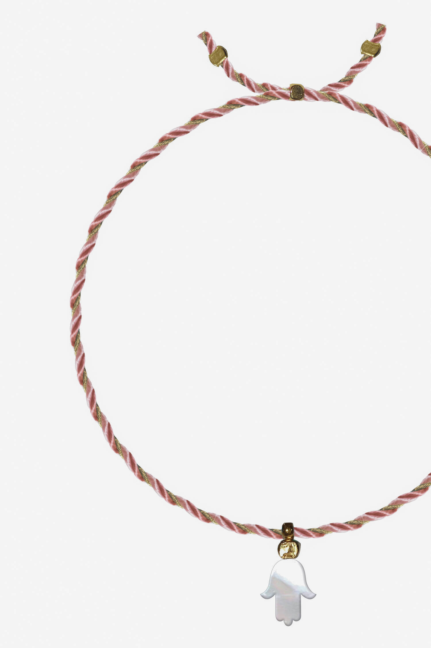 Armband mit PERLEN-FATIMA-HAND in Rot