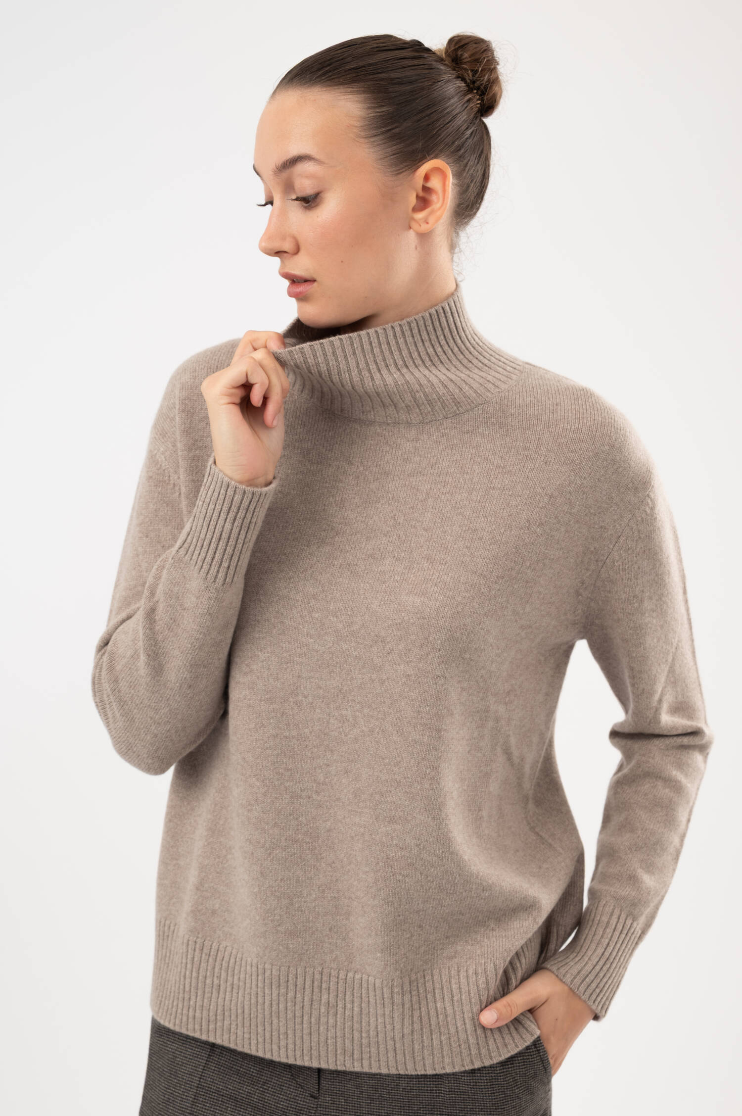 Chashmere-Pullover in beige Chashmere-Pullover in beige