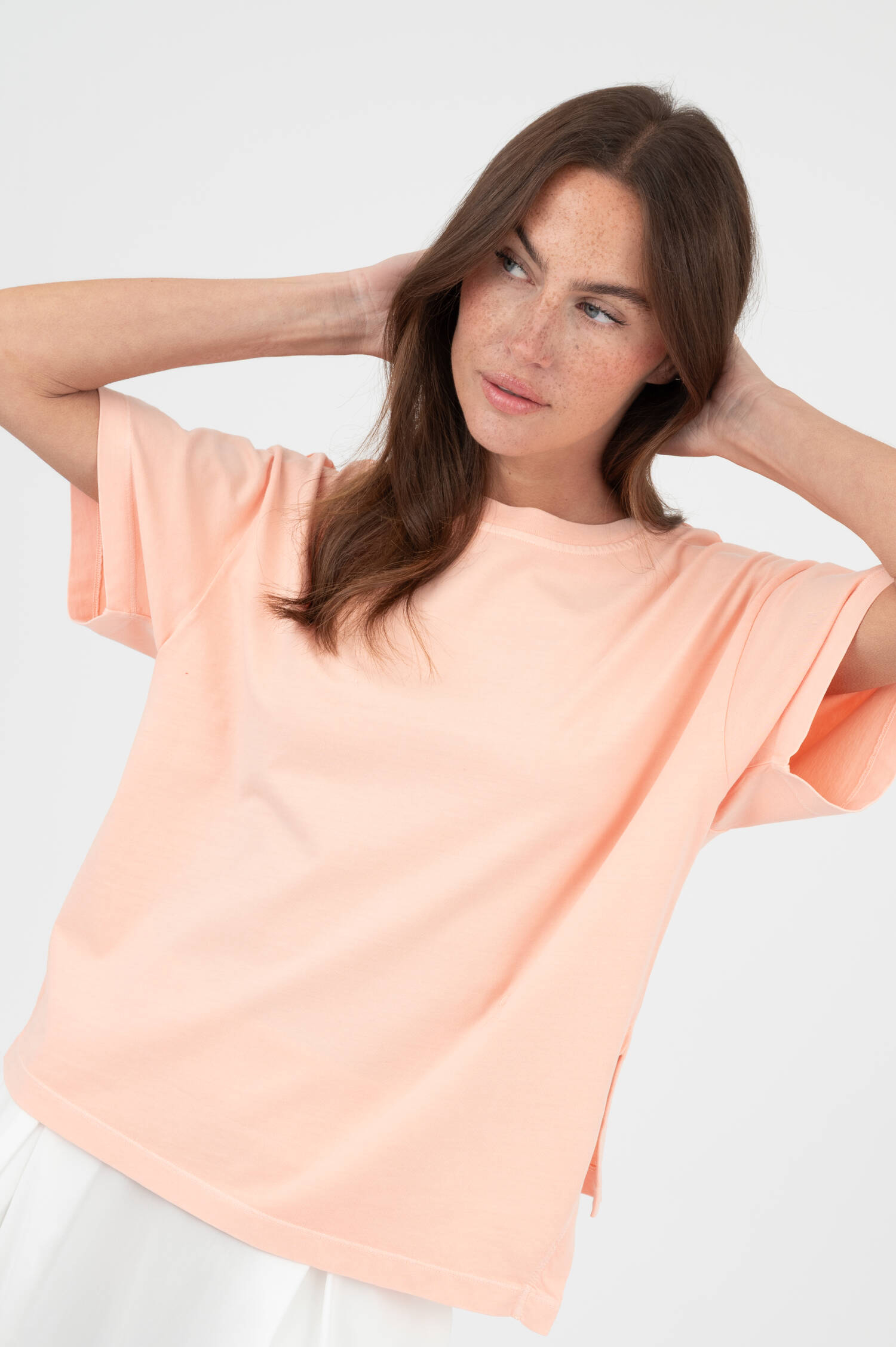Oversize T-Shirt in Pfirsich Oversize T-Shirt in Pfirsich