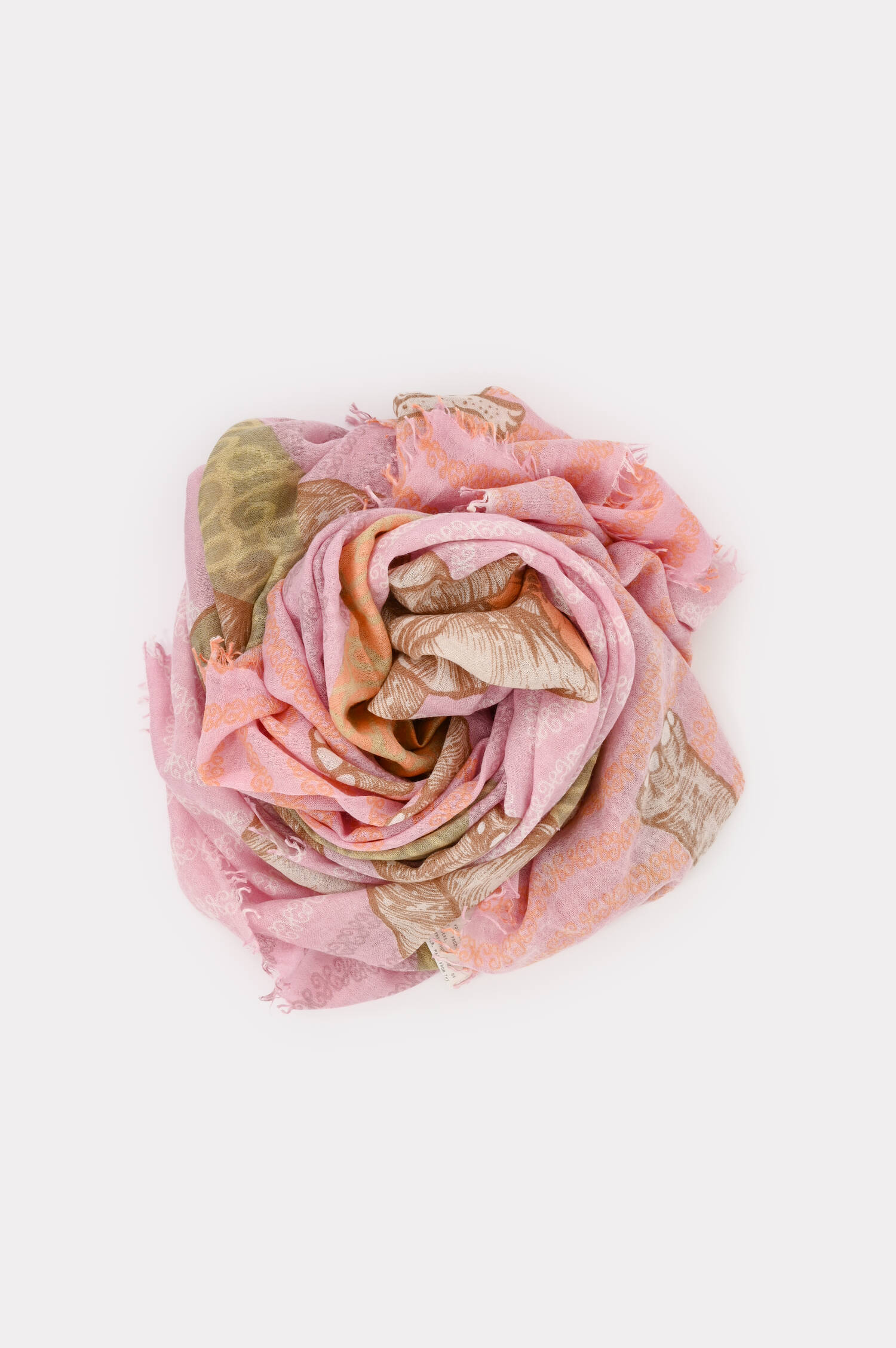 Cashmere-Seidenmix Tuch ORFER in Rosa