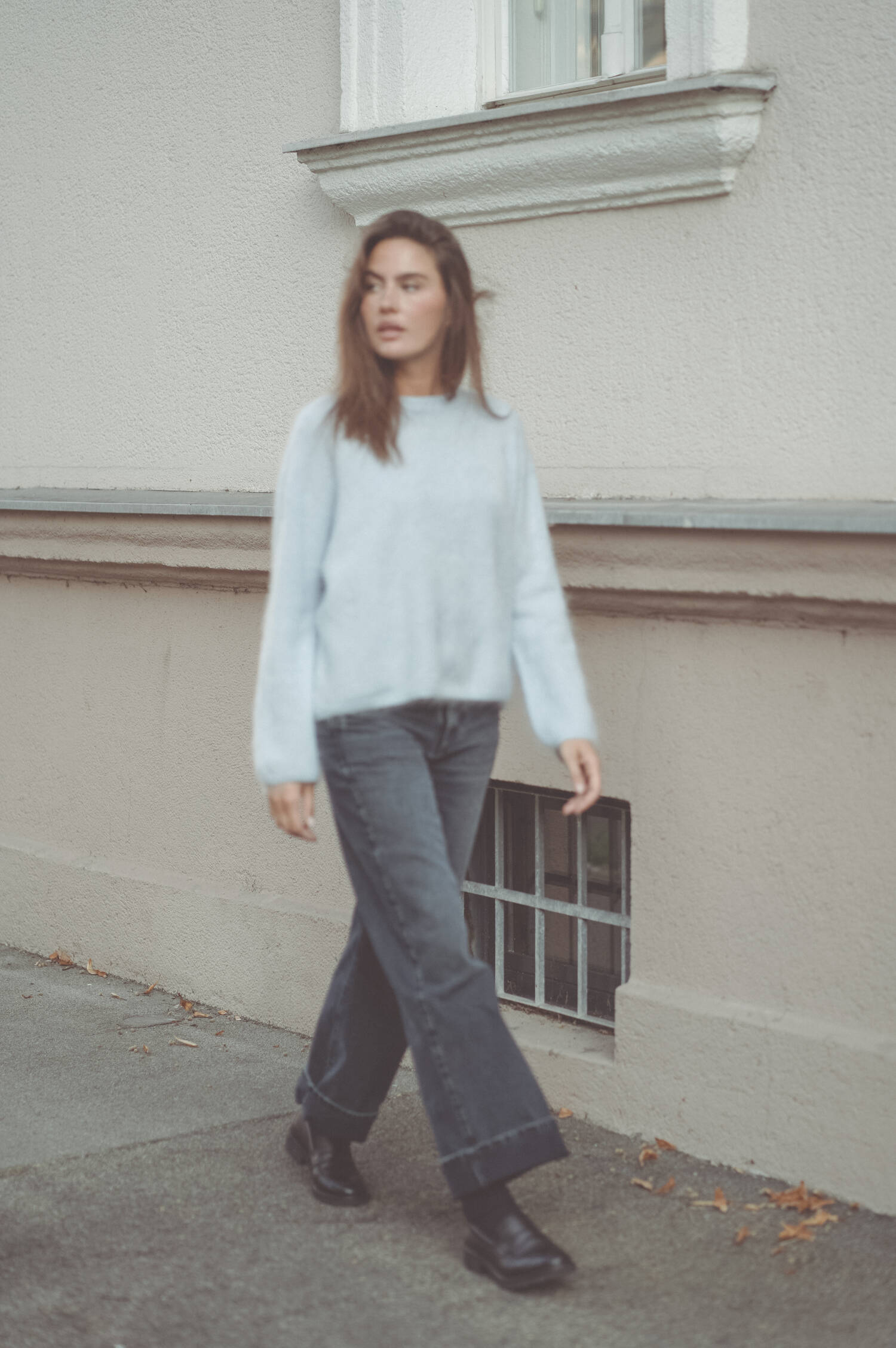 Wide Leg Denim THE LOOSE in Dark Blue Wide Leg Denim THE LOOSE in Dark Blue