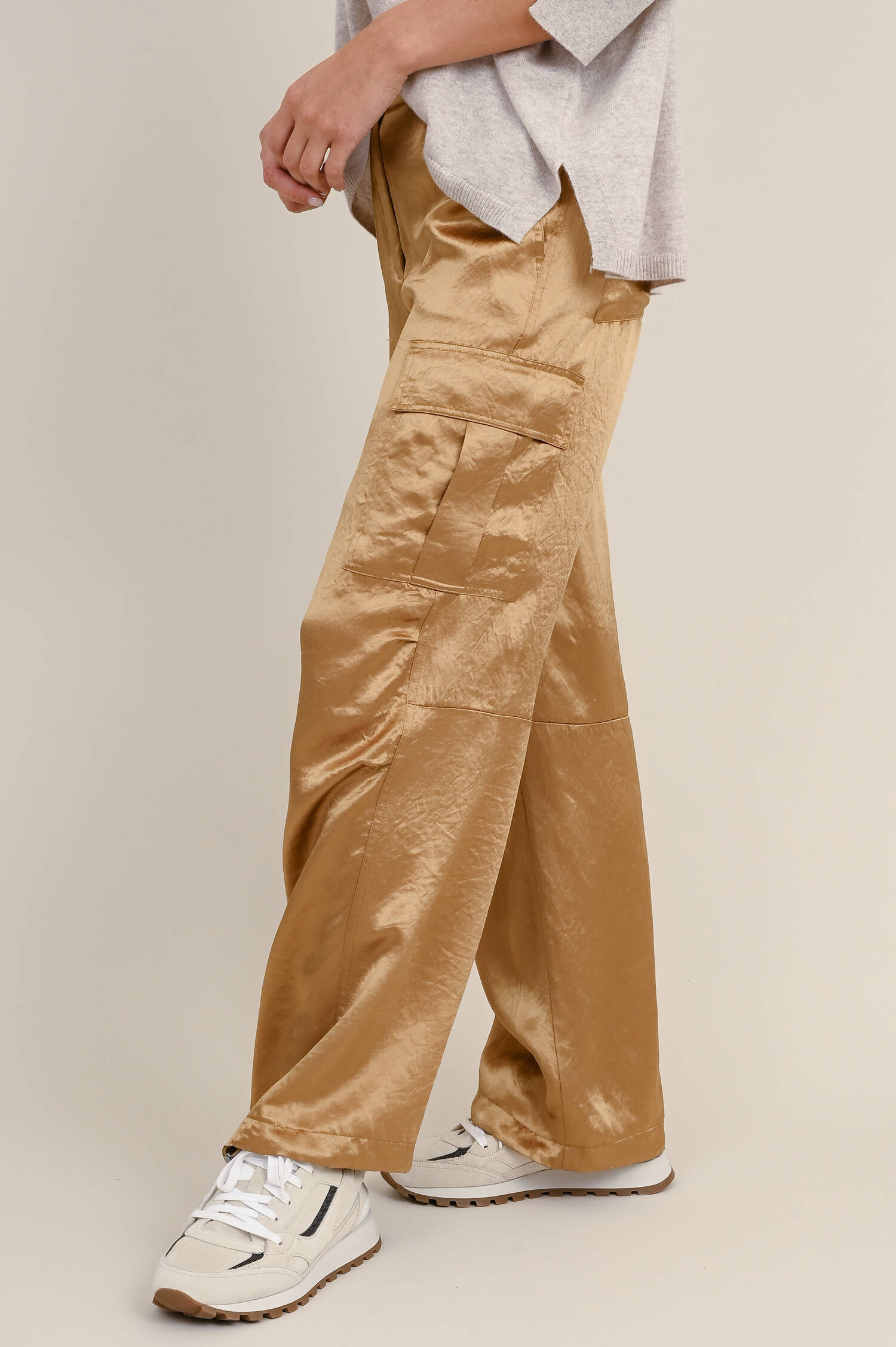 Lockere Hose MORGAN in Ockergelb