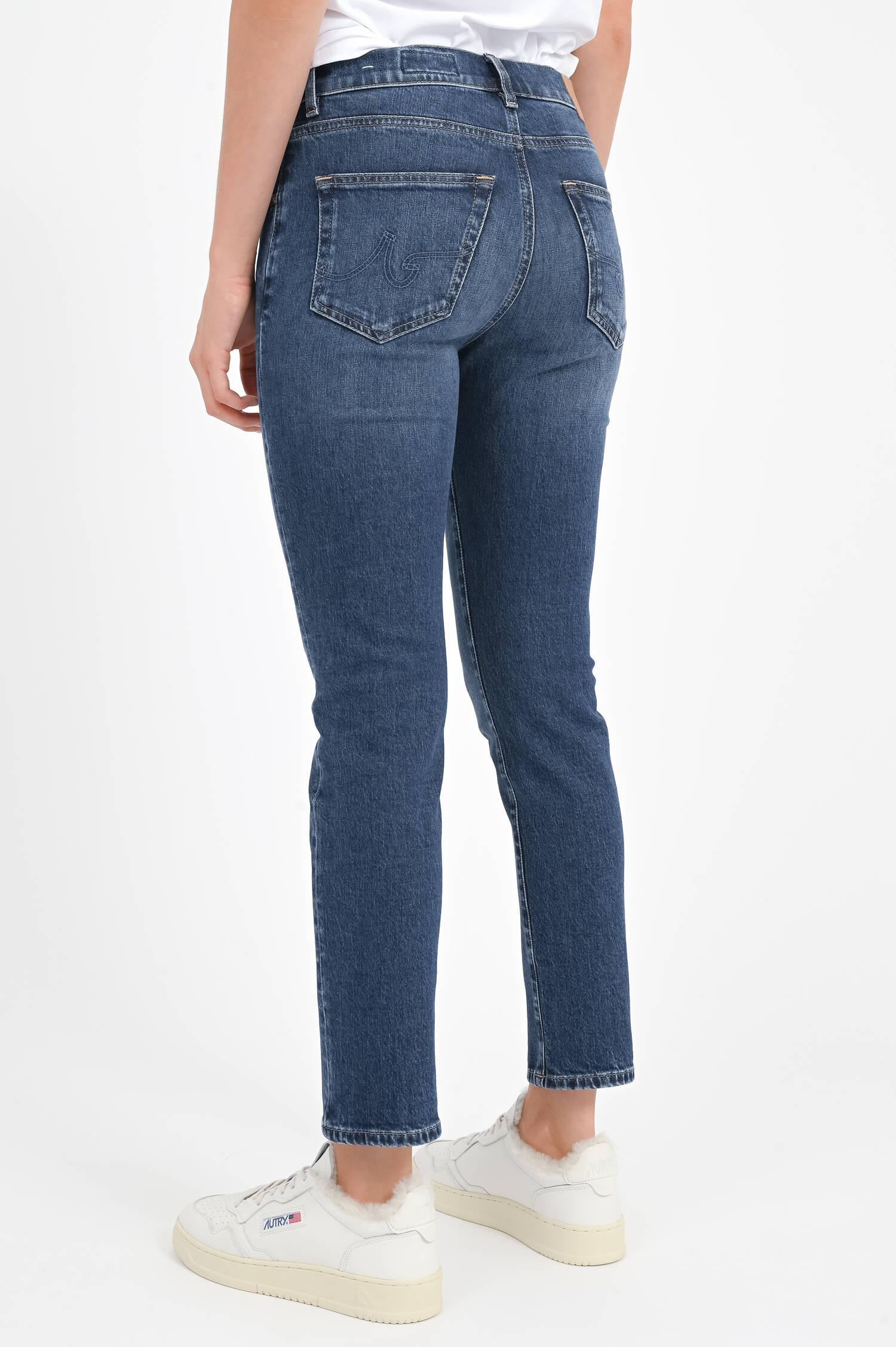 Slim Fit Jeans EX BOYFRIEND in Mittelblau Slim Fit Jeans EX BOYFRIEND in Mittelblau