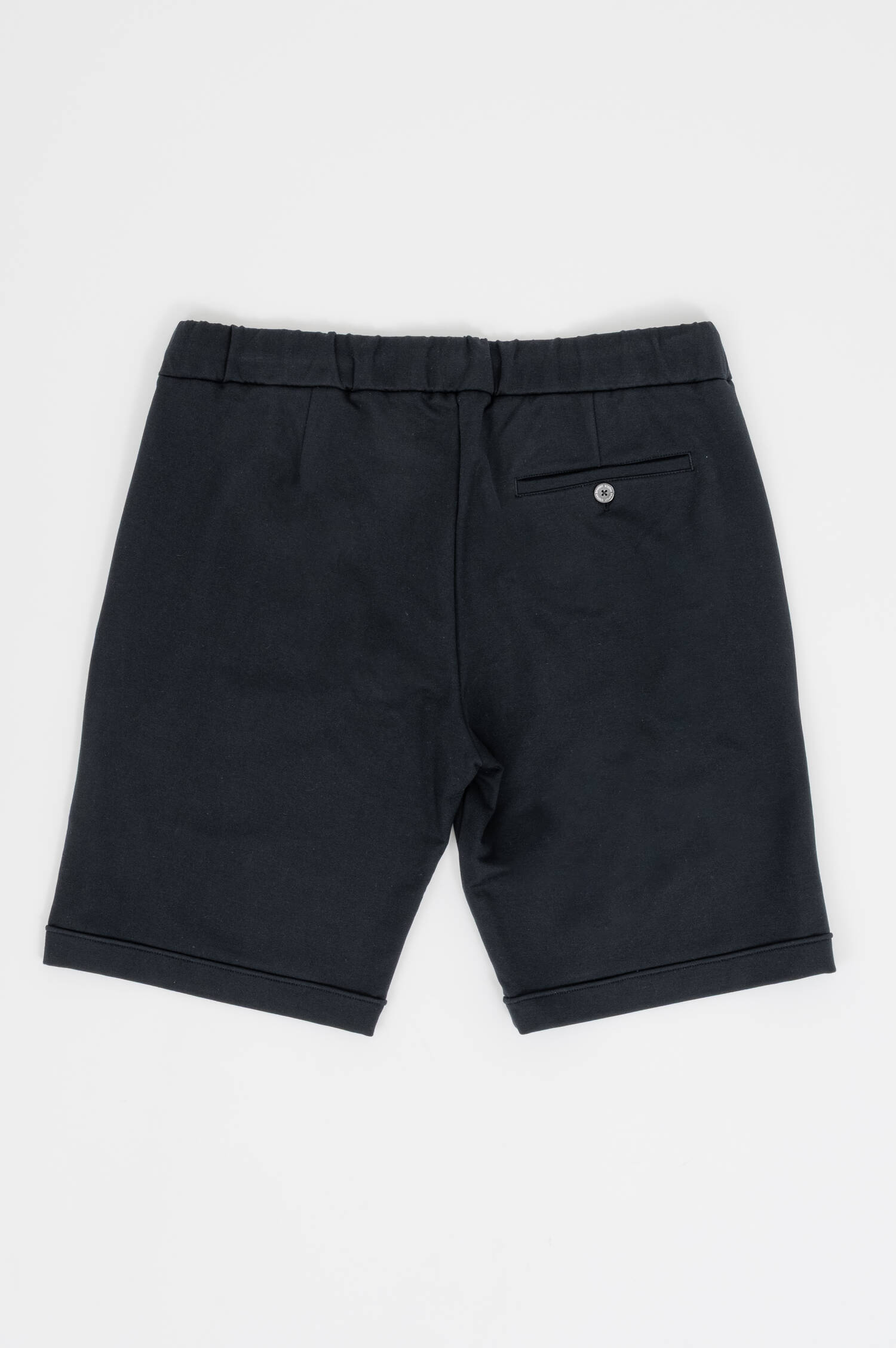 Bermuda aus Jersey in Navy