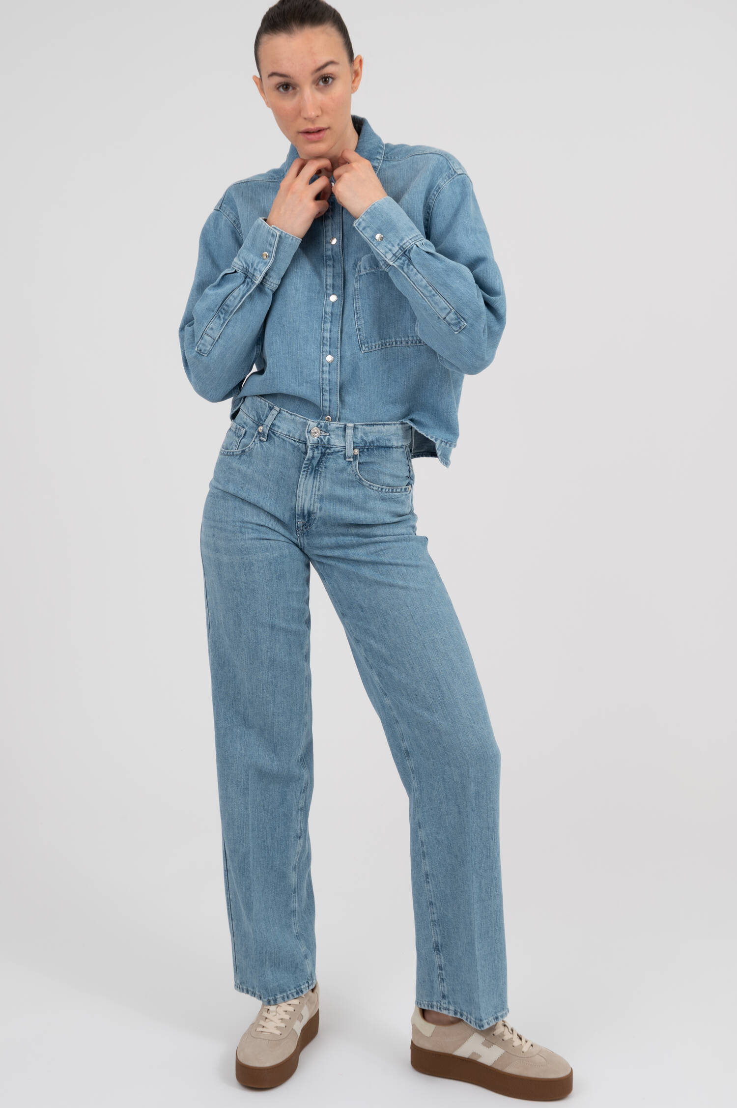 Jeans STOVEPIPE in Hellblau