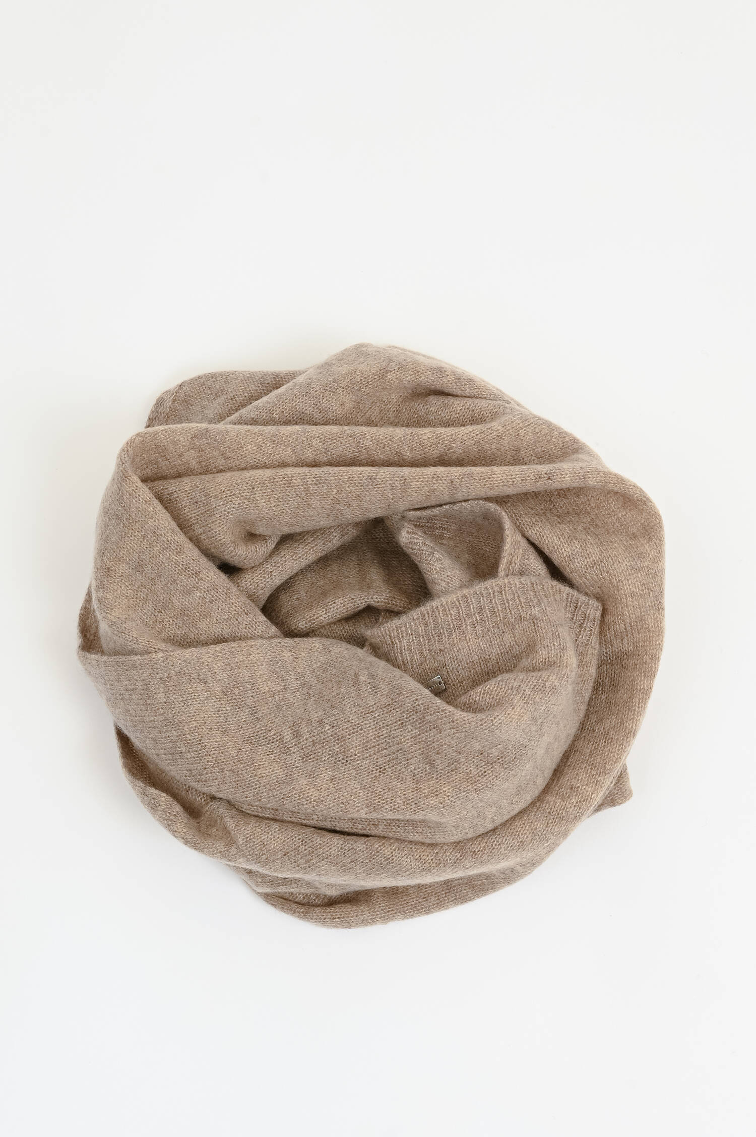Cashmere-Schal in Taupe