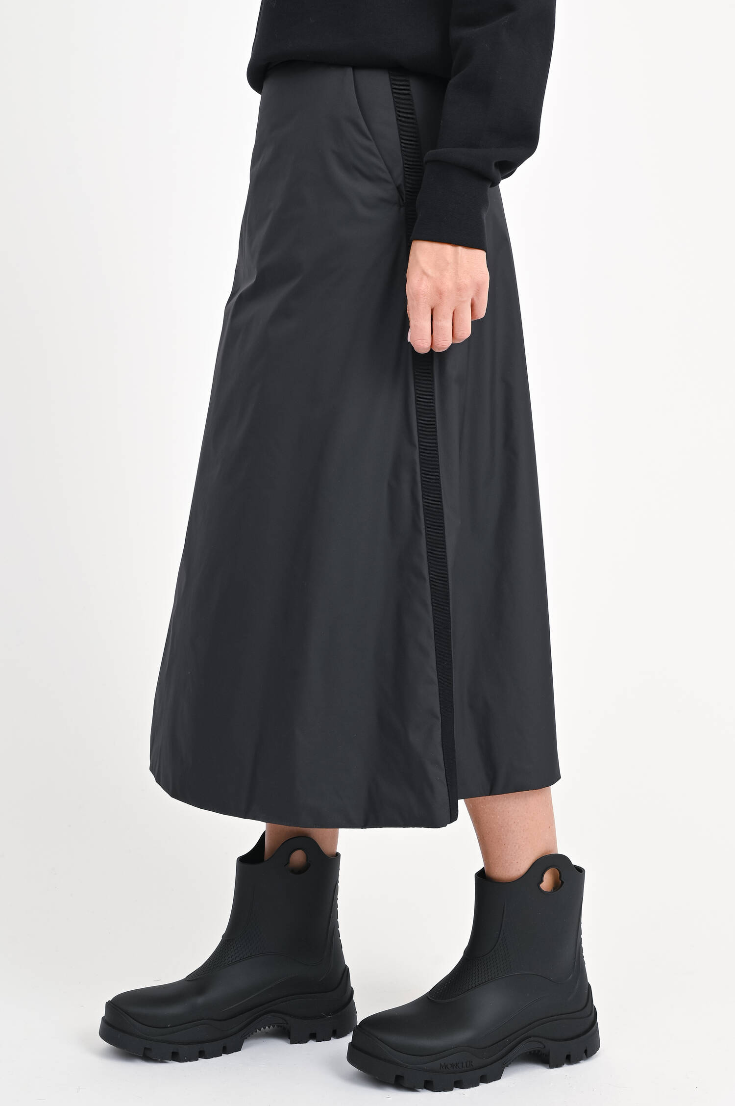 Midi-Rock in A-Form in Schwarz