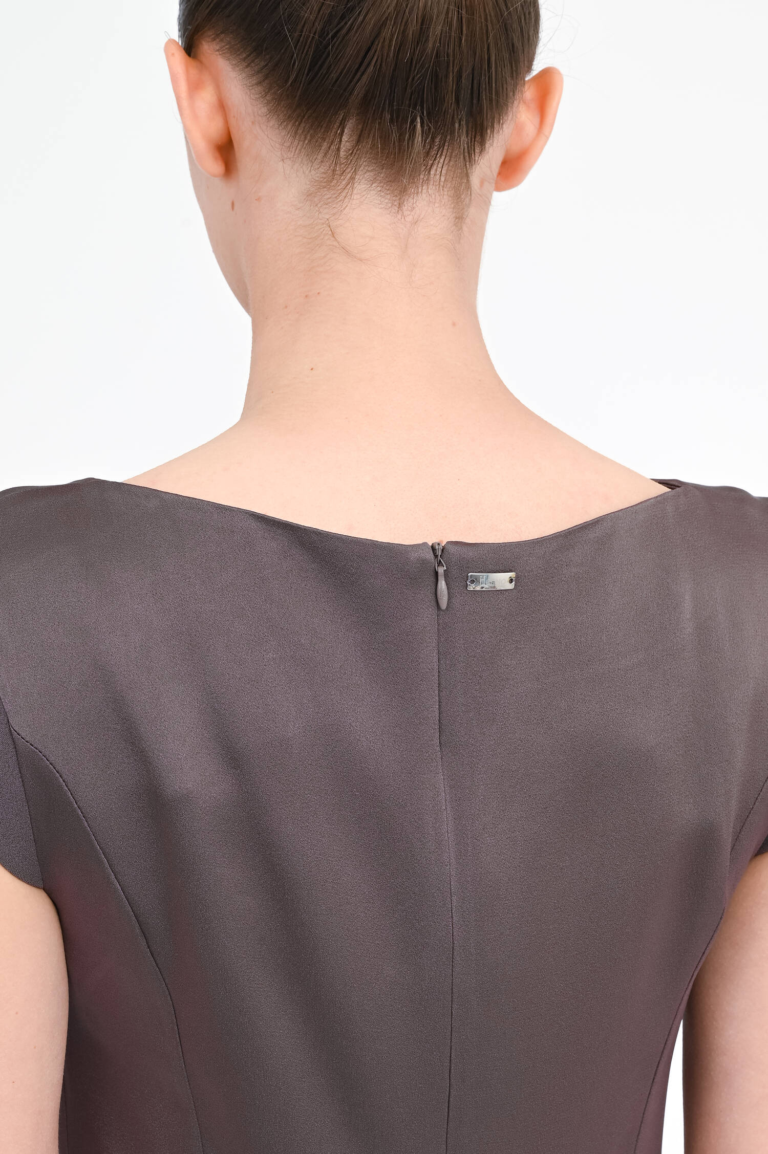 Maxi-Satinkleid in Chocolate Maxi-Satinkleid in Chocolate