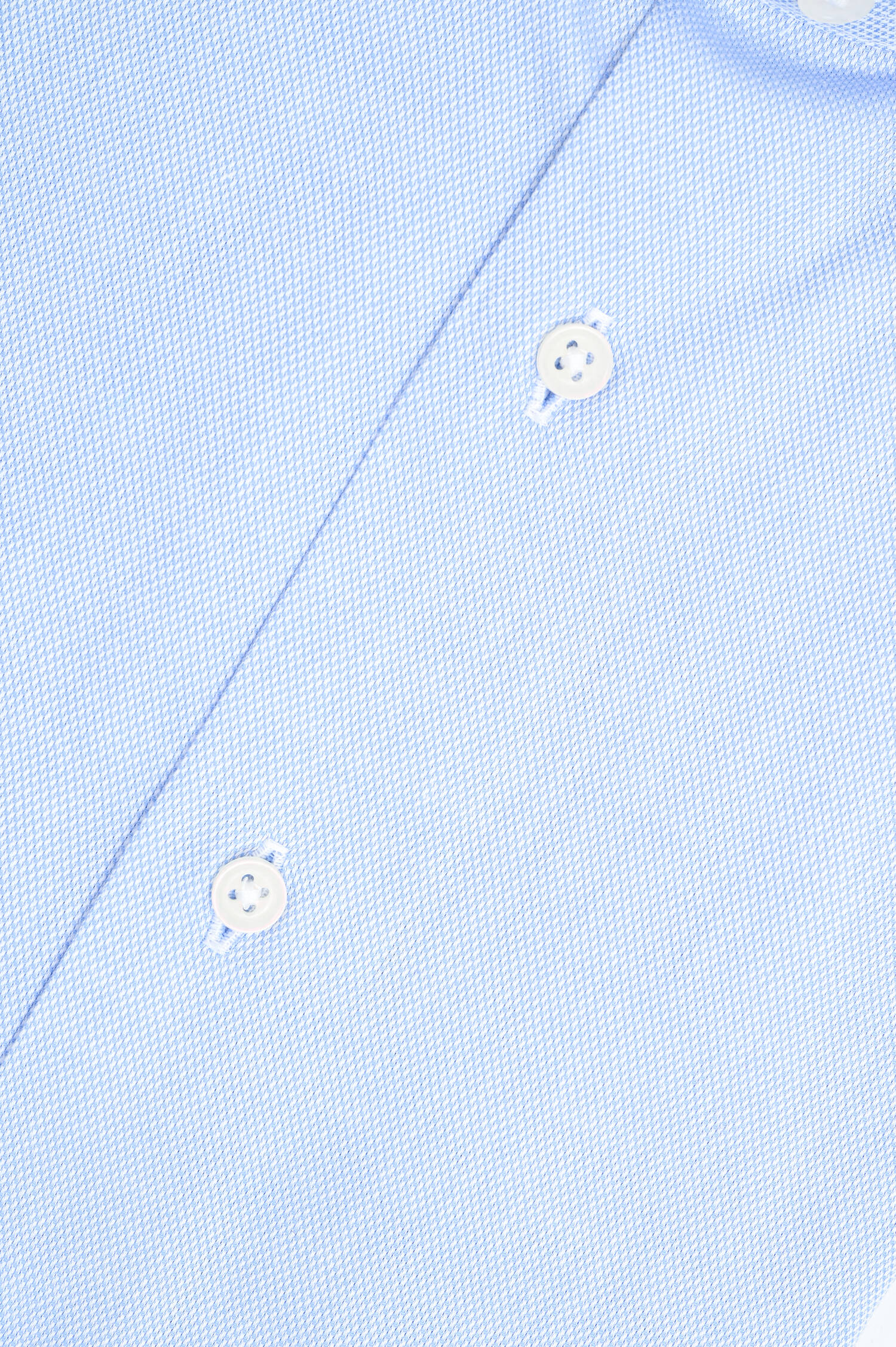 Baumwollhemd in Hellblau/Weiß gemustert