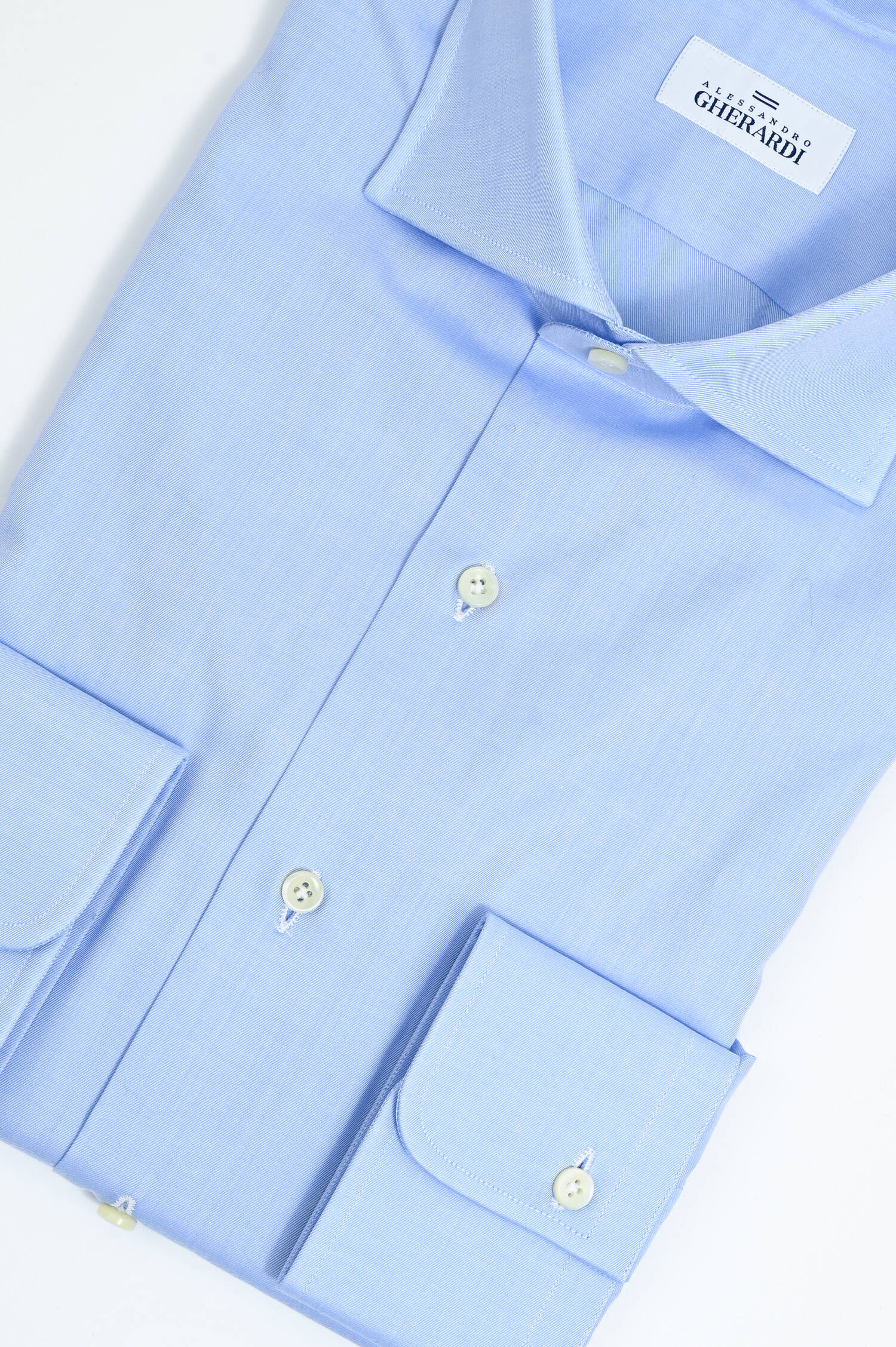 Hemd aus Baumwolle in Hellblau